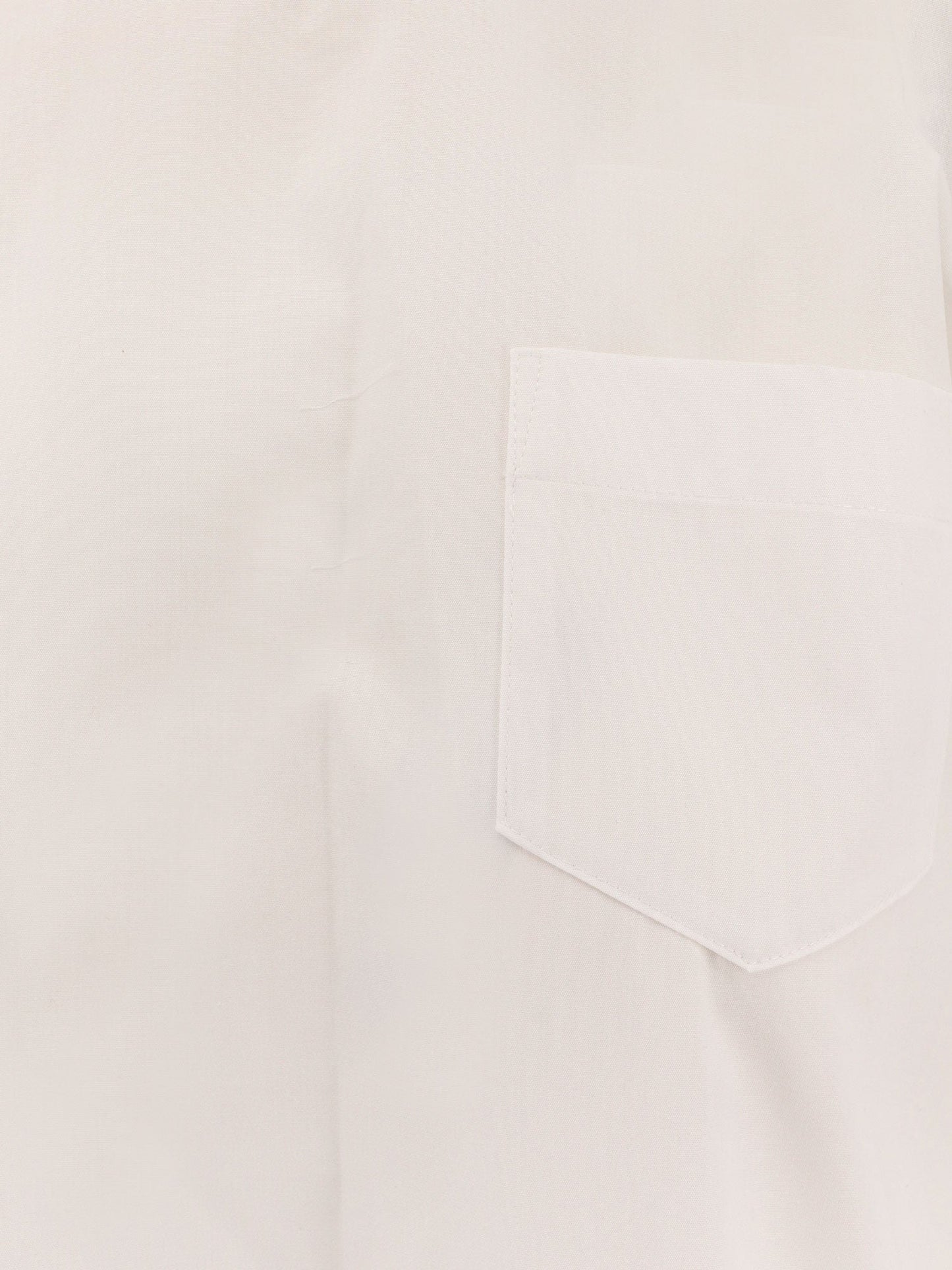 Dress with draped cotton inserts on the back