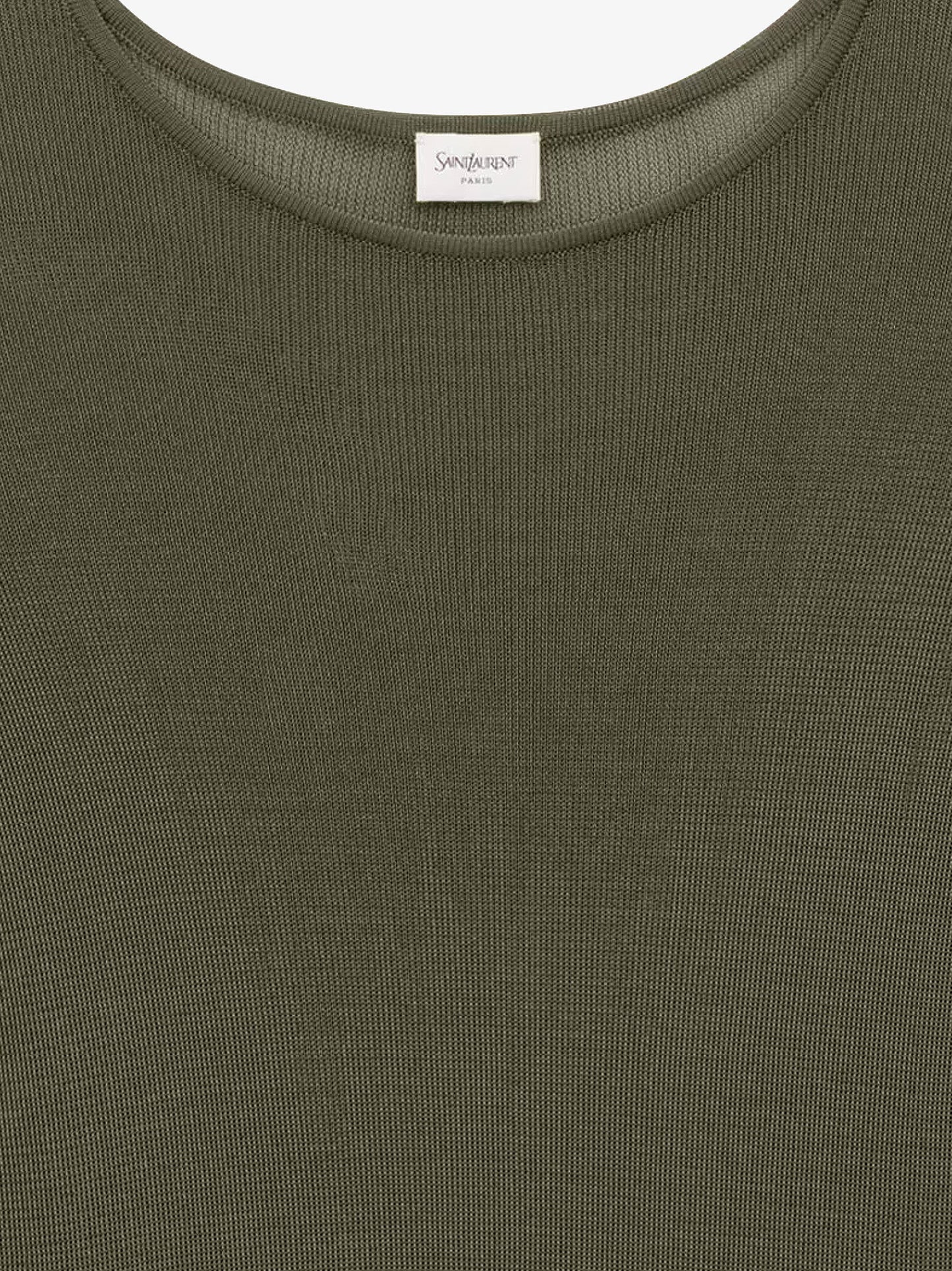 Semi-sheer certified viscose knitted top