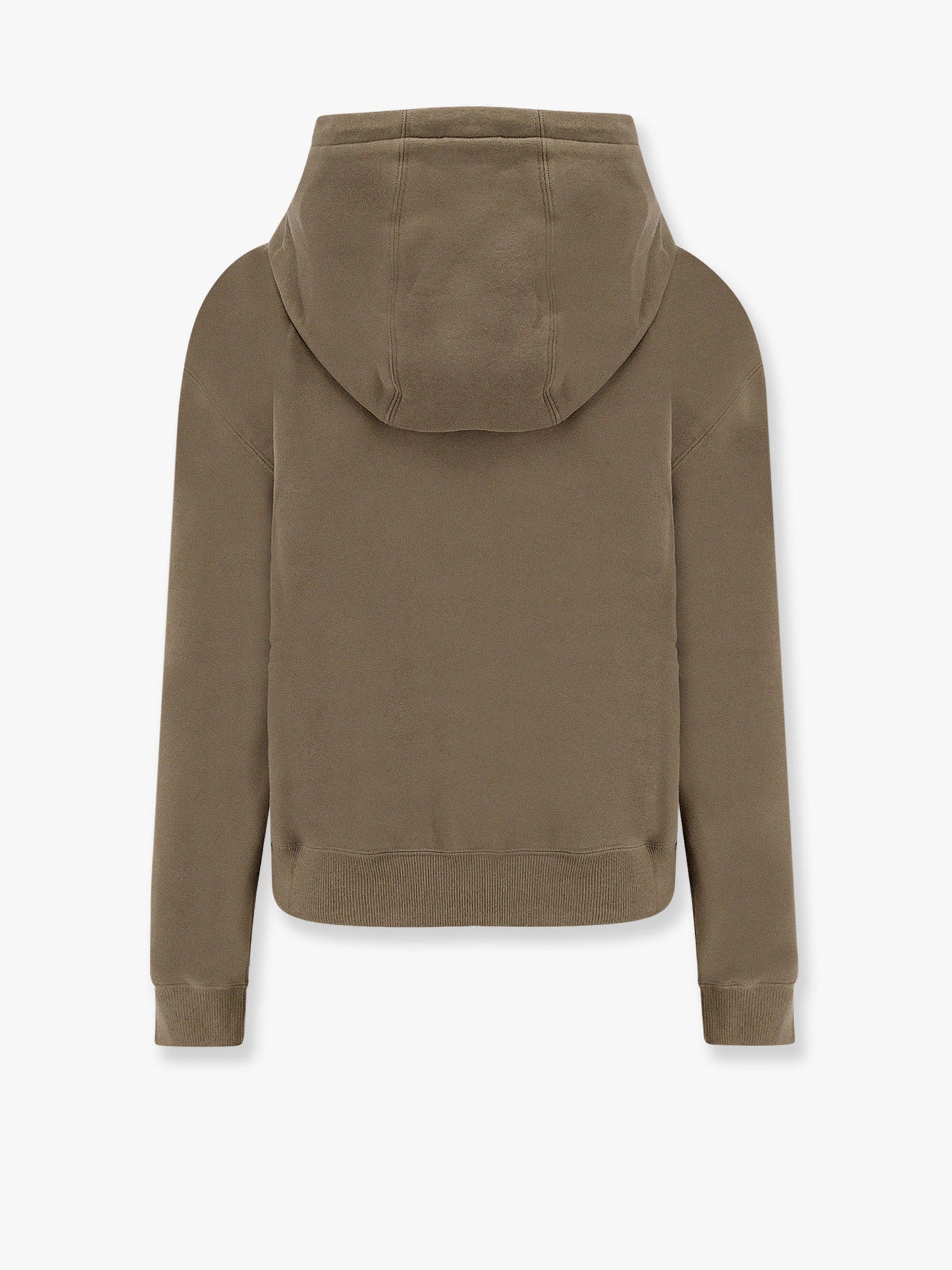 Cotton sweatshirt with logo embroidery