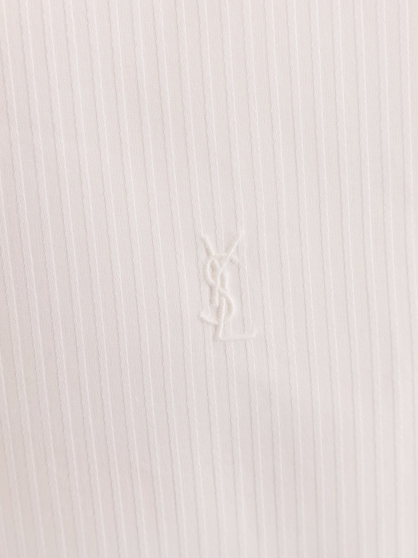 Certified cotton shirt with Cassandre embroidery