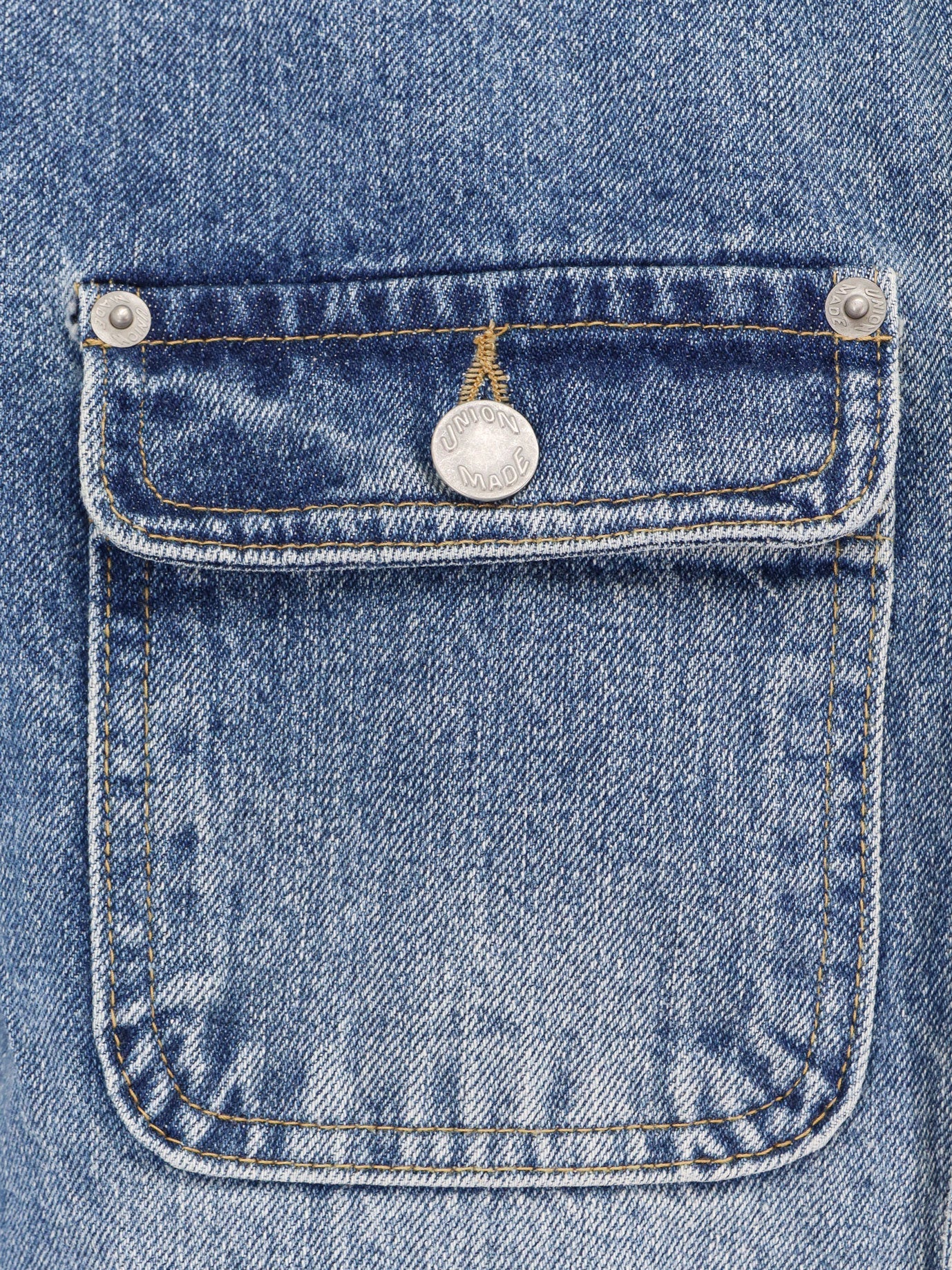 Work washed denim jacket