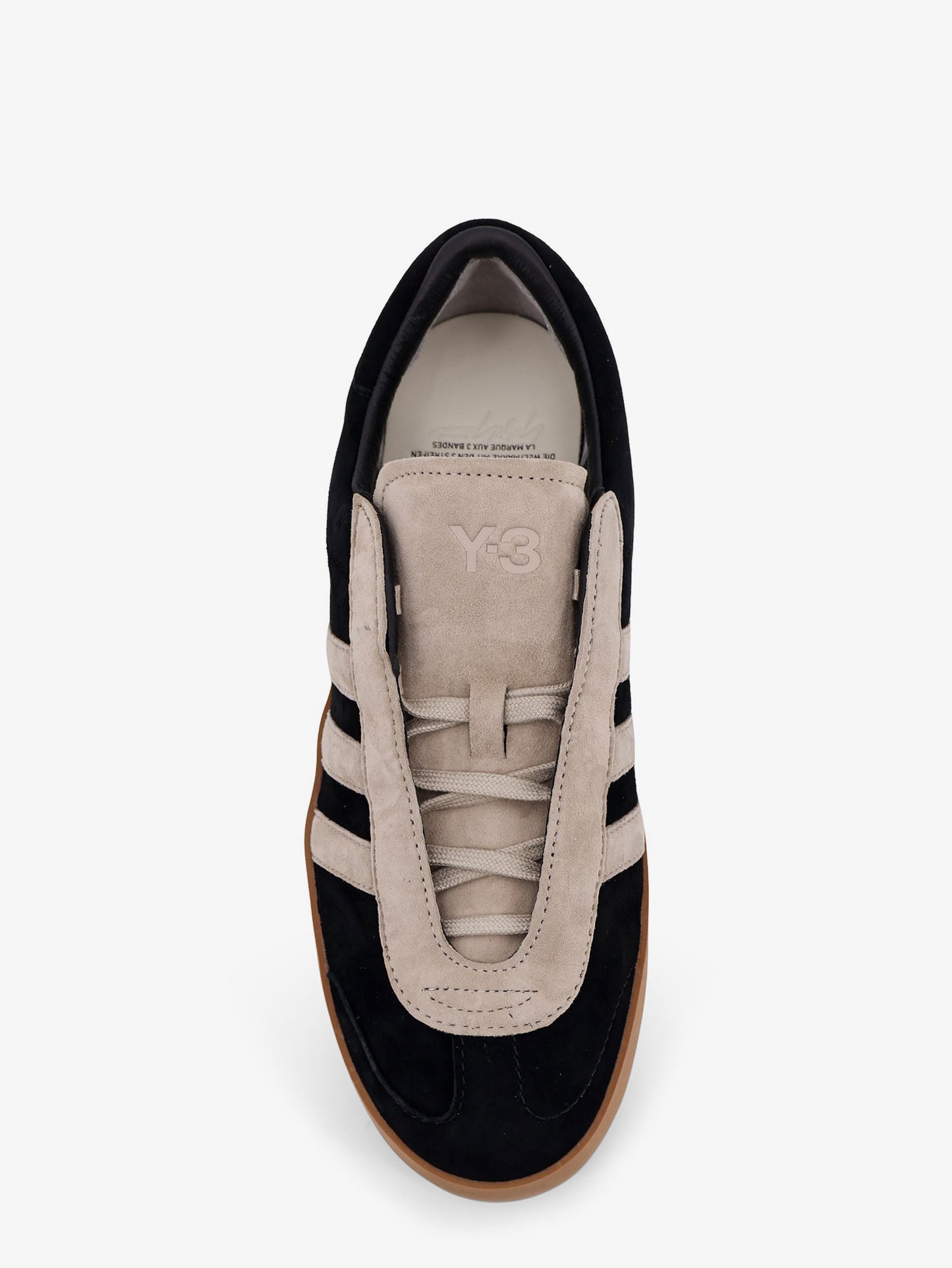 Y-3 Gazelle suede sneakers with engraved logo on the side