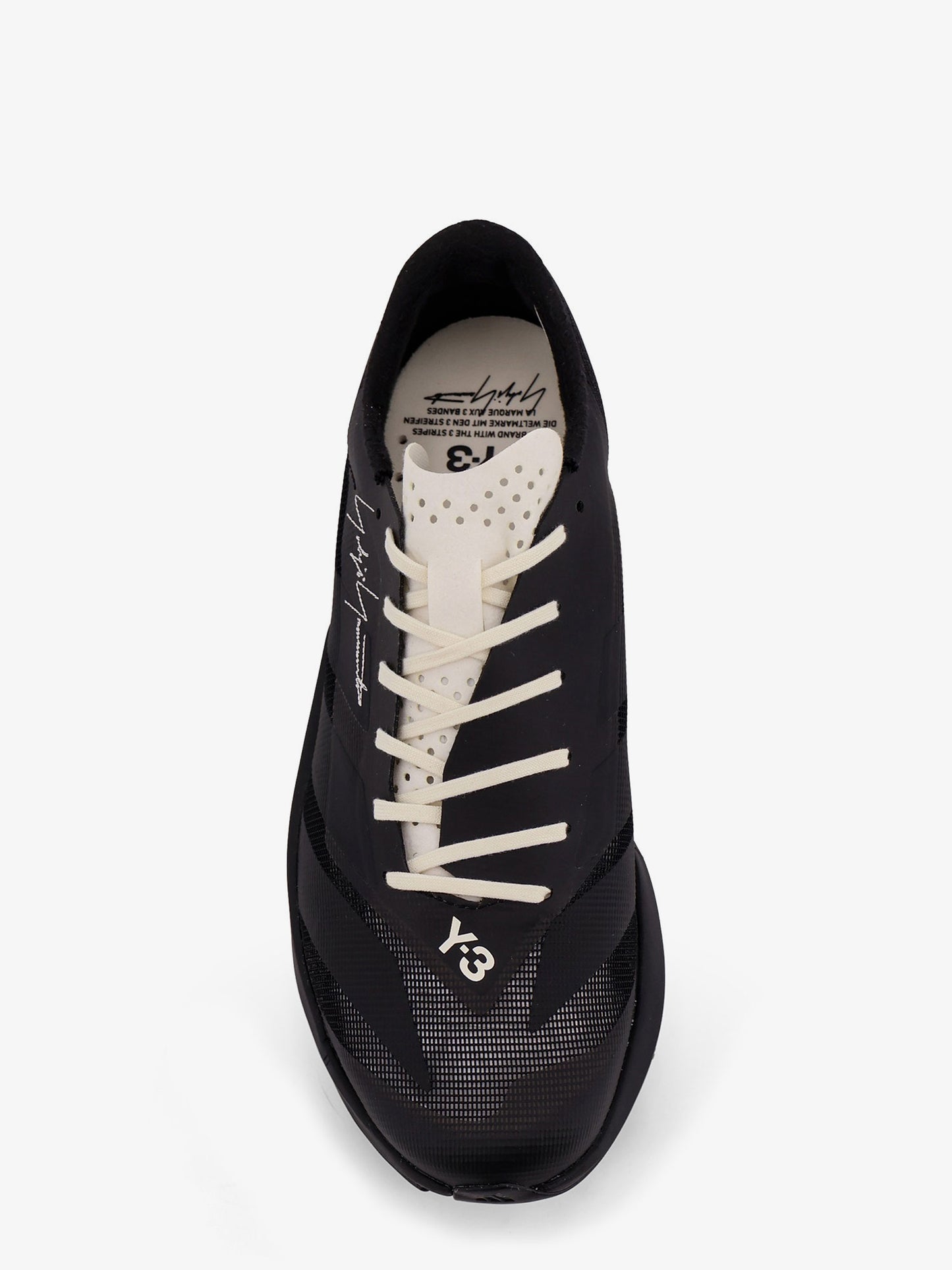 Y-3 Adizero mesh and rubber sneakers