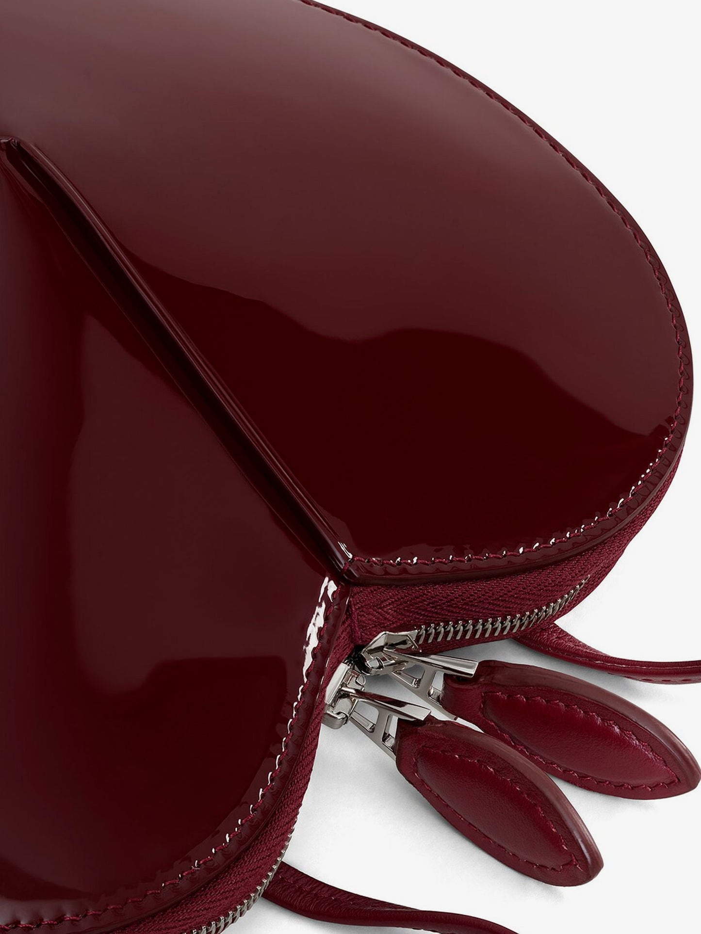 Le Coeur patent leather crossbody bag