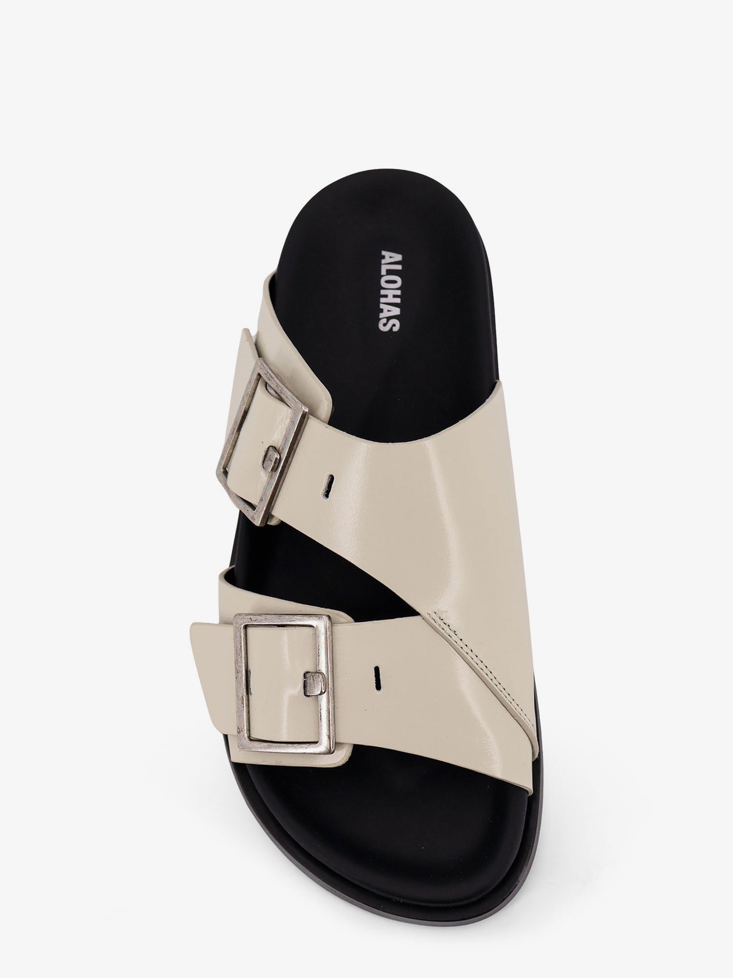 Alba low leather sandals