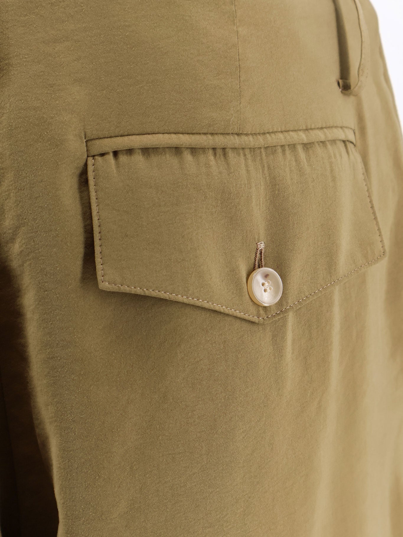 Modal trousers with drawstring detail