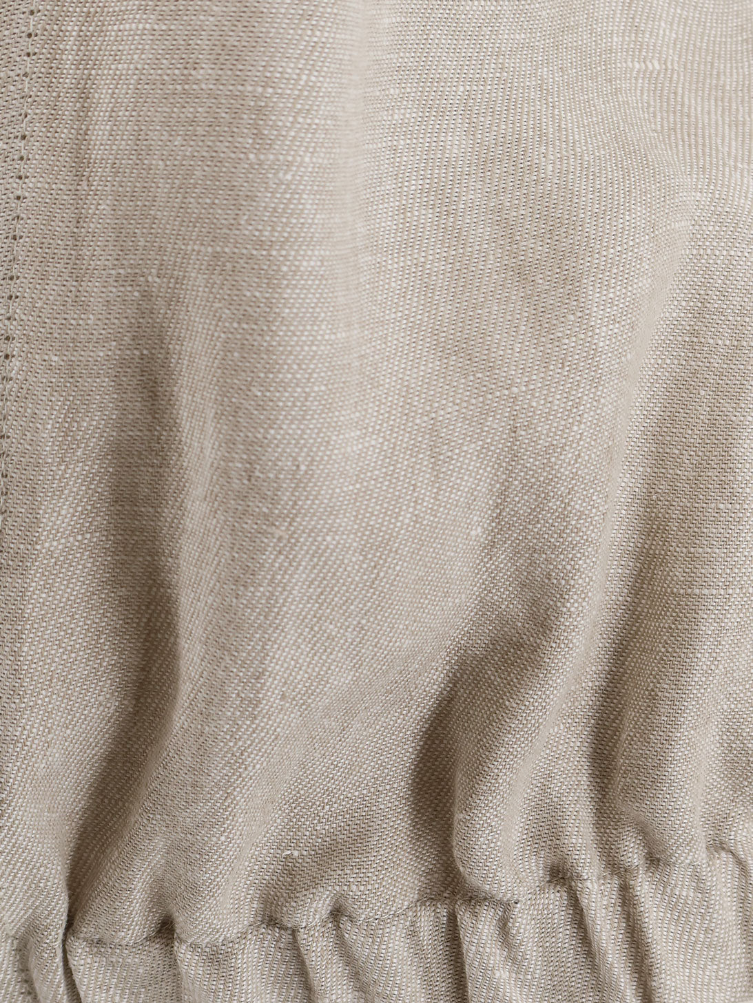 Délavé linen sleeveless jacket