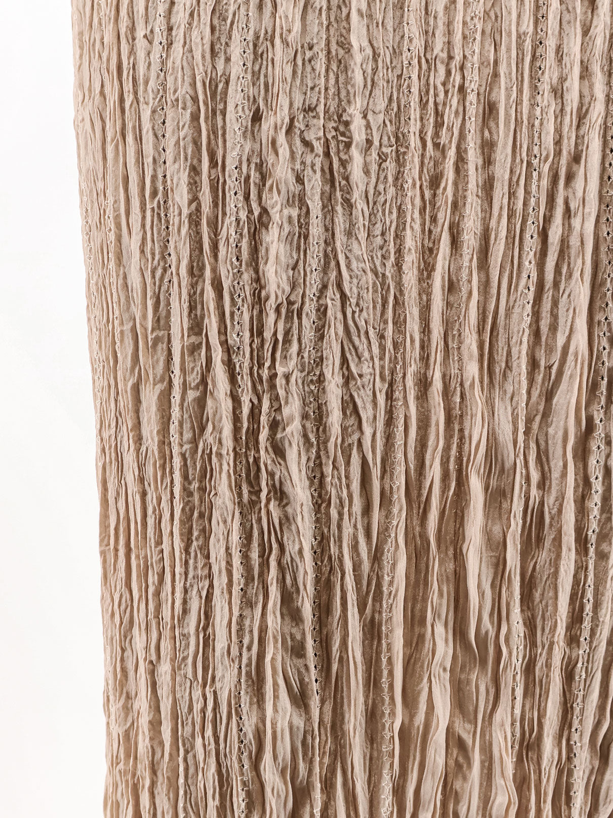 Wrinkled viscose skirt