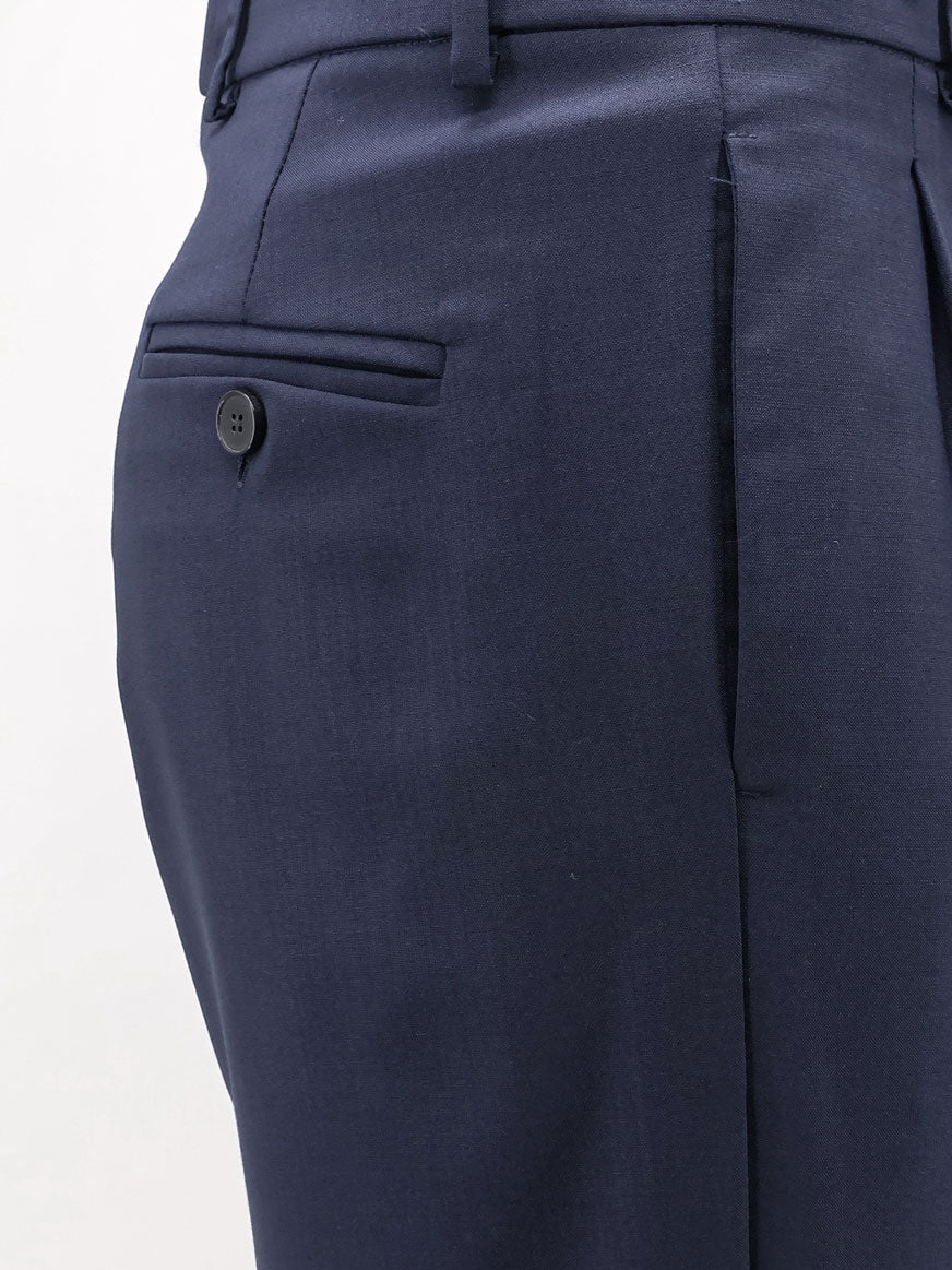 Virgin wool blend trousers