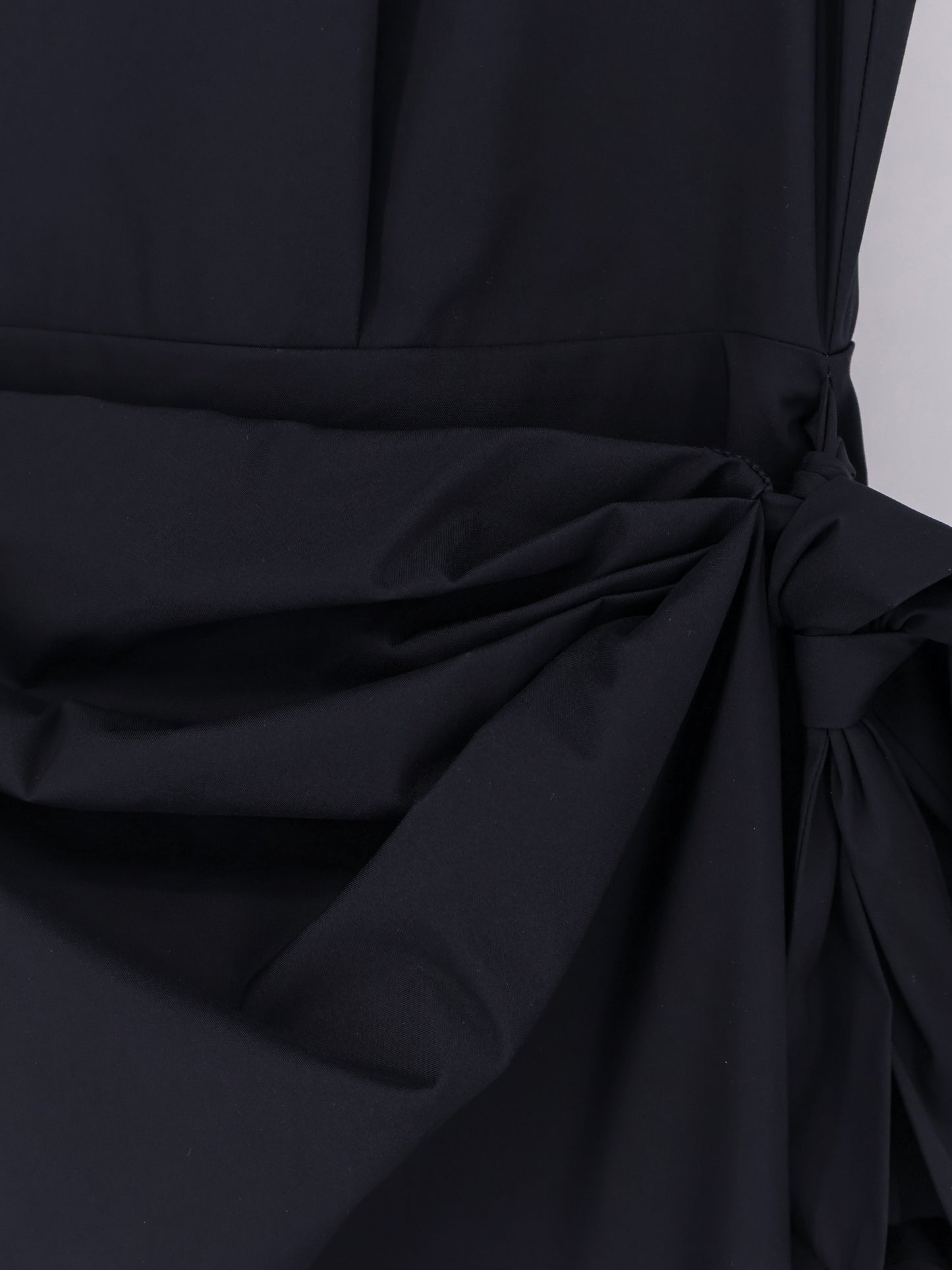 Cotton blend long dress