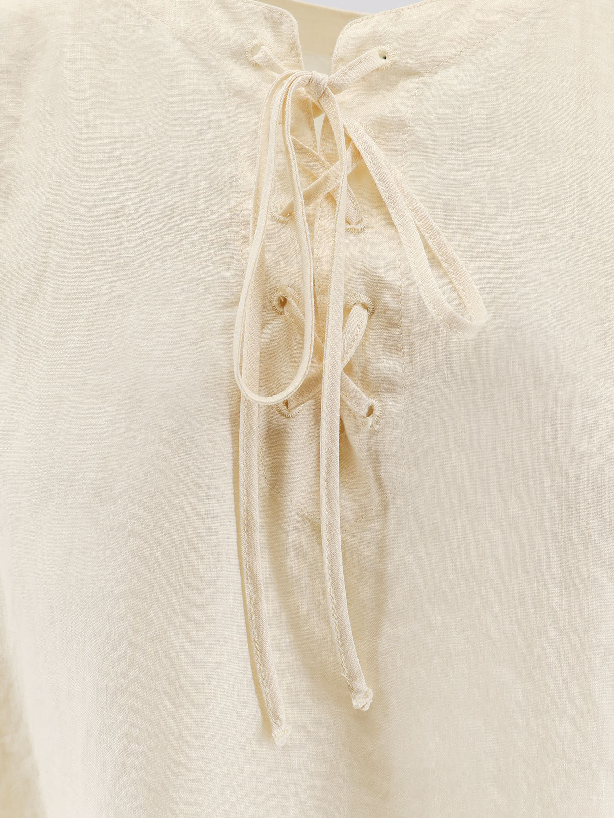 "Vissuto" linen shirt