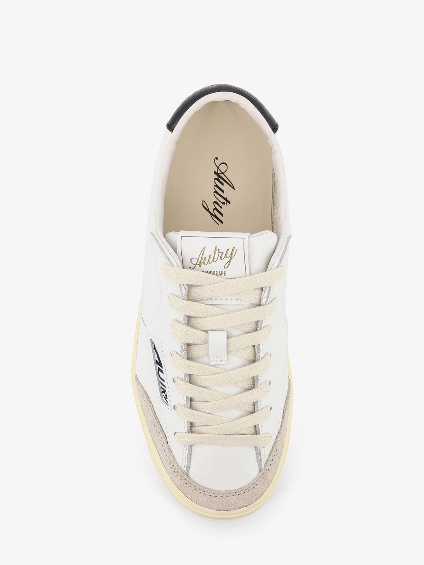 Sneakers Windscape in pelle con inserto in suede