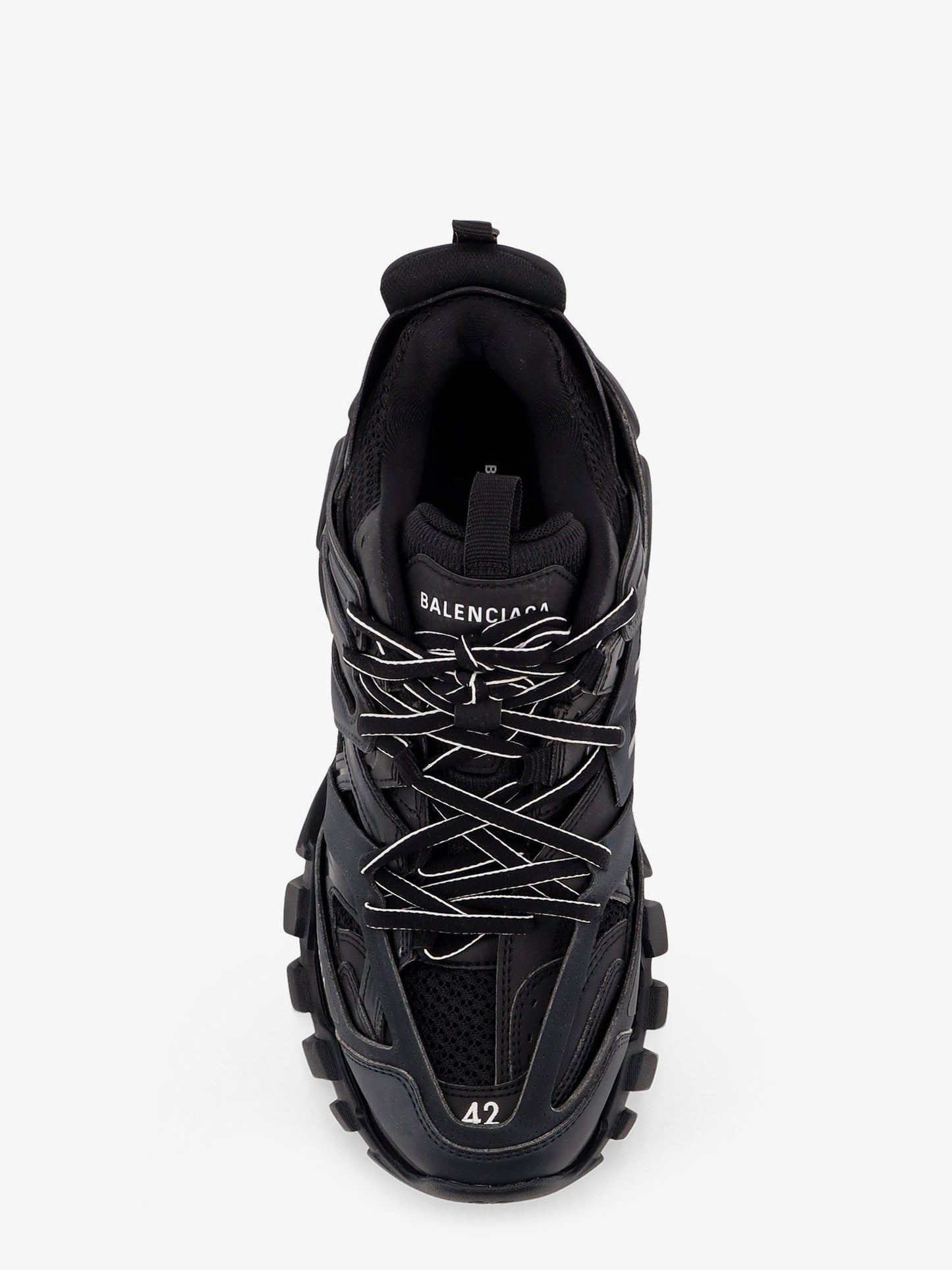 Track nylon and mesh sneakers