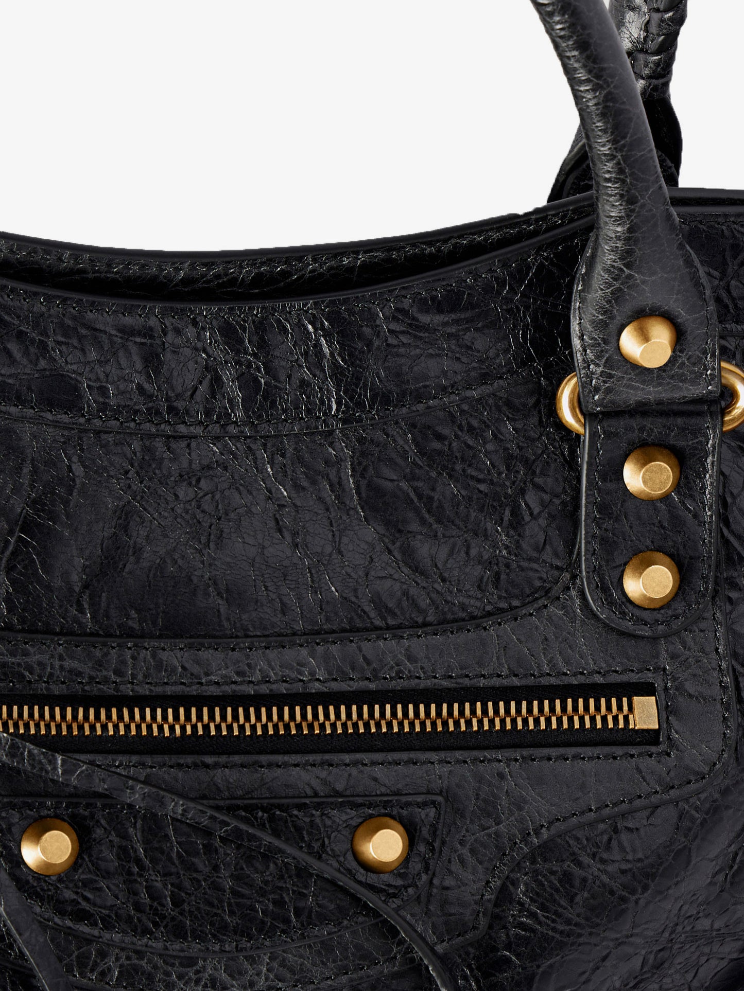 Le City M leather shoulder bag