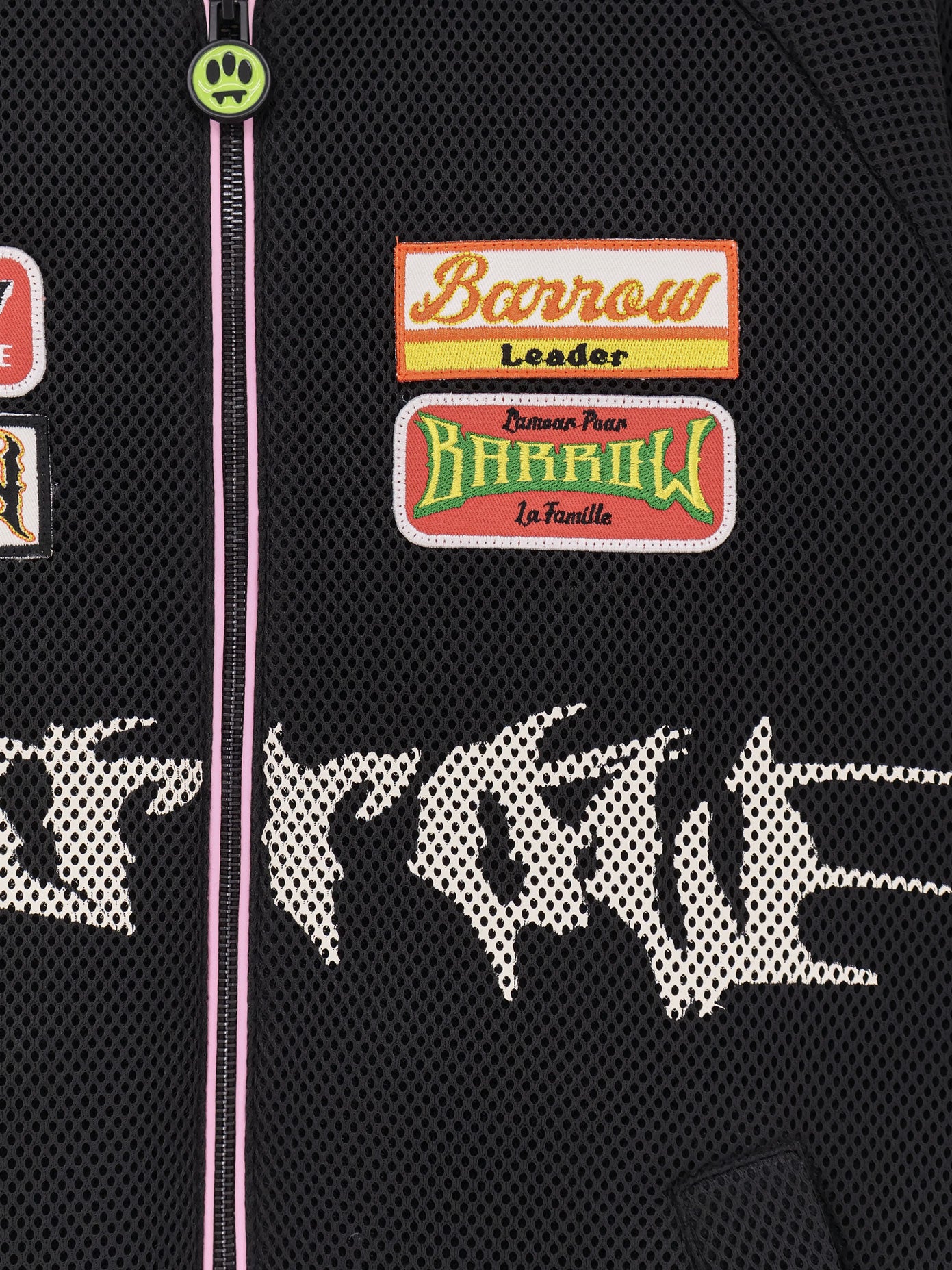 Nylon and mesh bomber