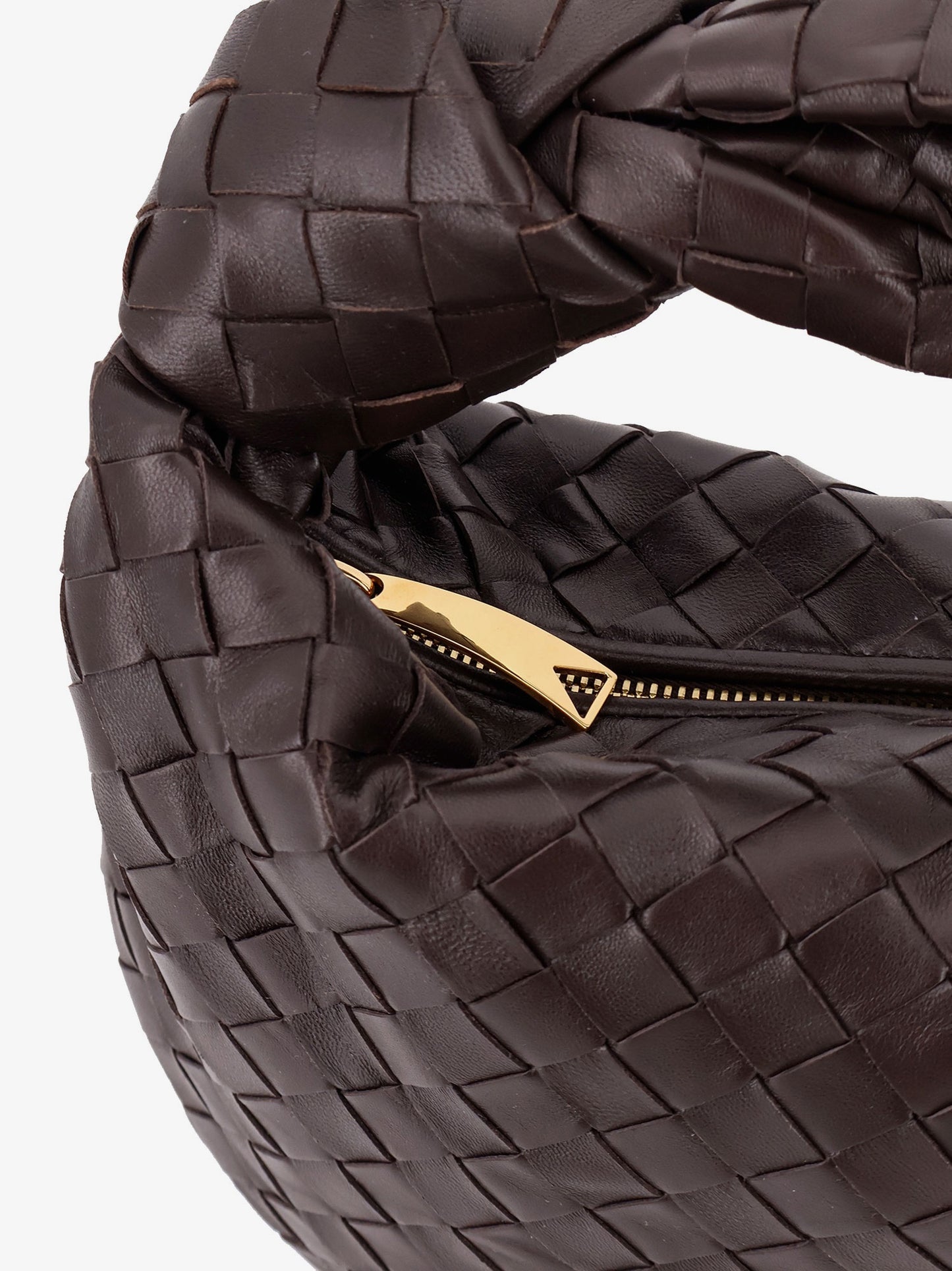 Jodie Small leather handbag with Intrecciato motif