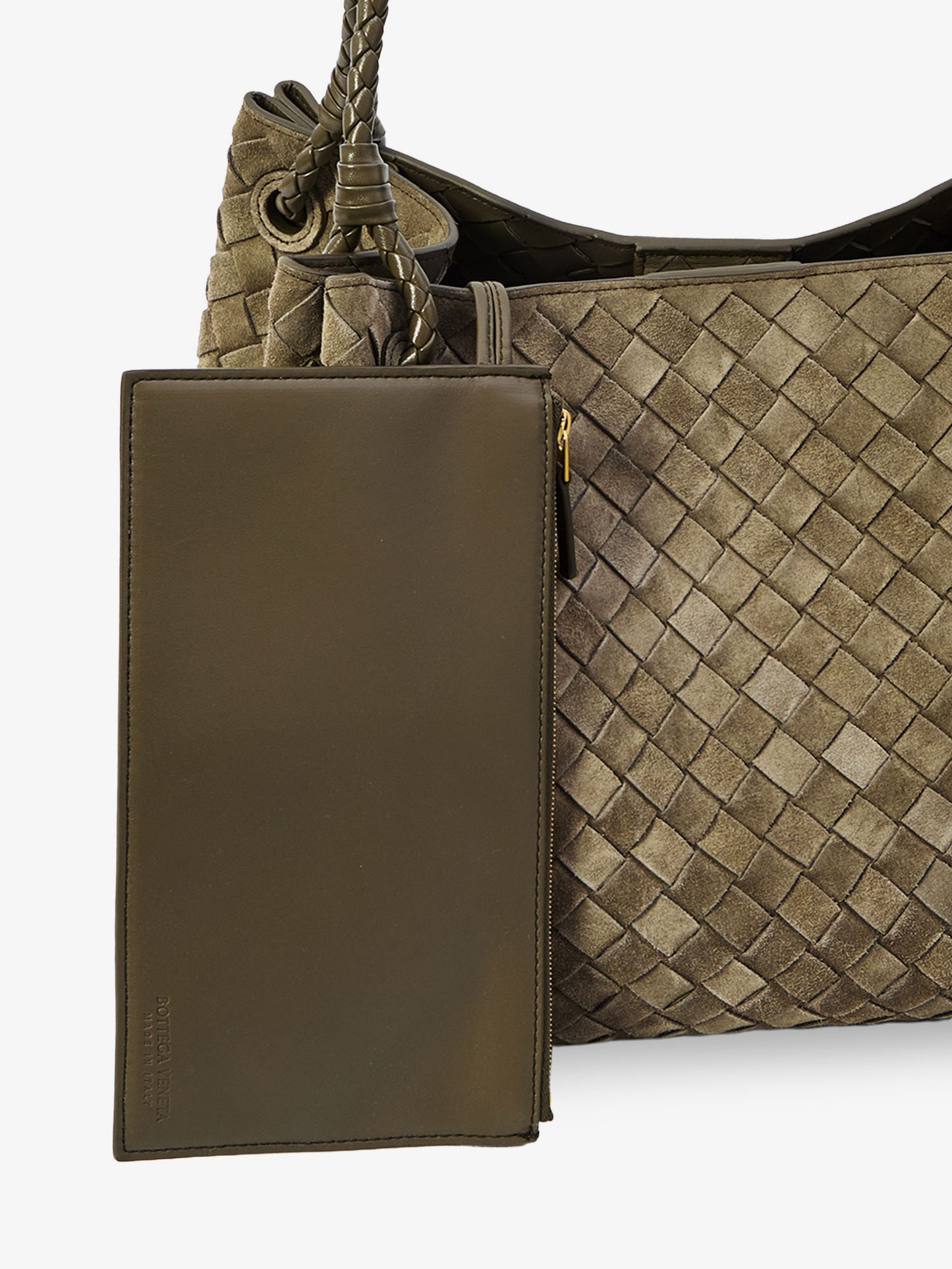 Parachute Large suede shoulder bag