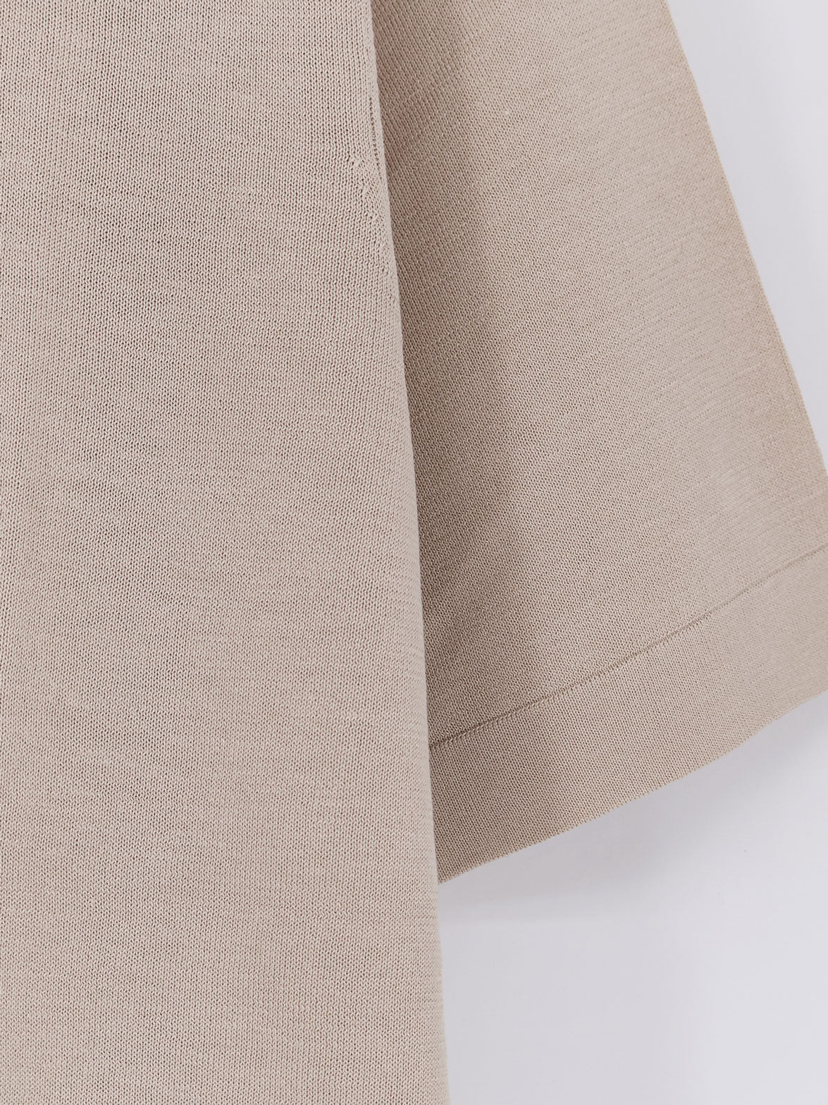 Cotton and silk blend T-shirt