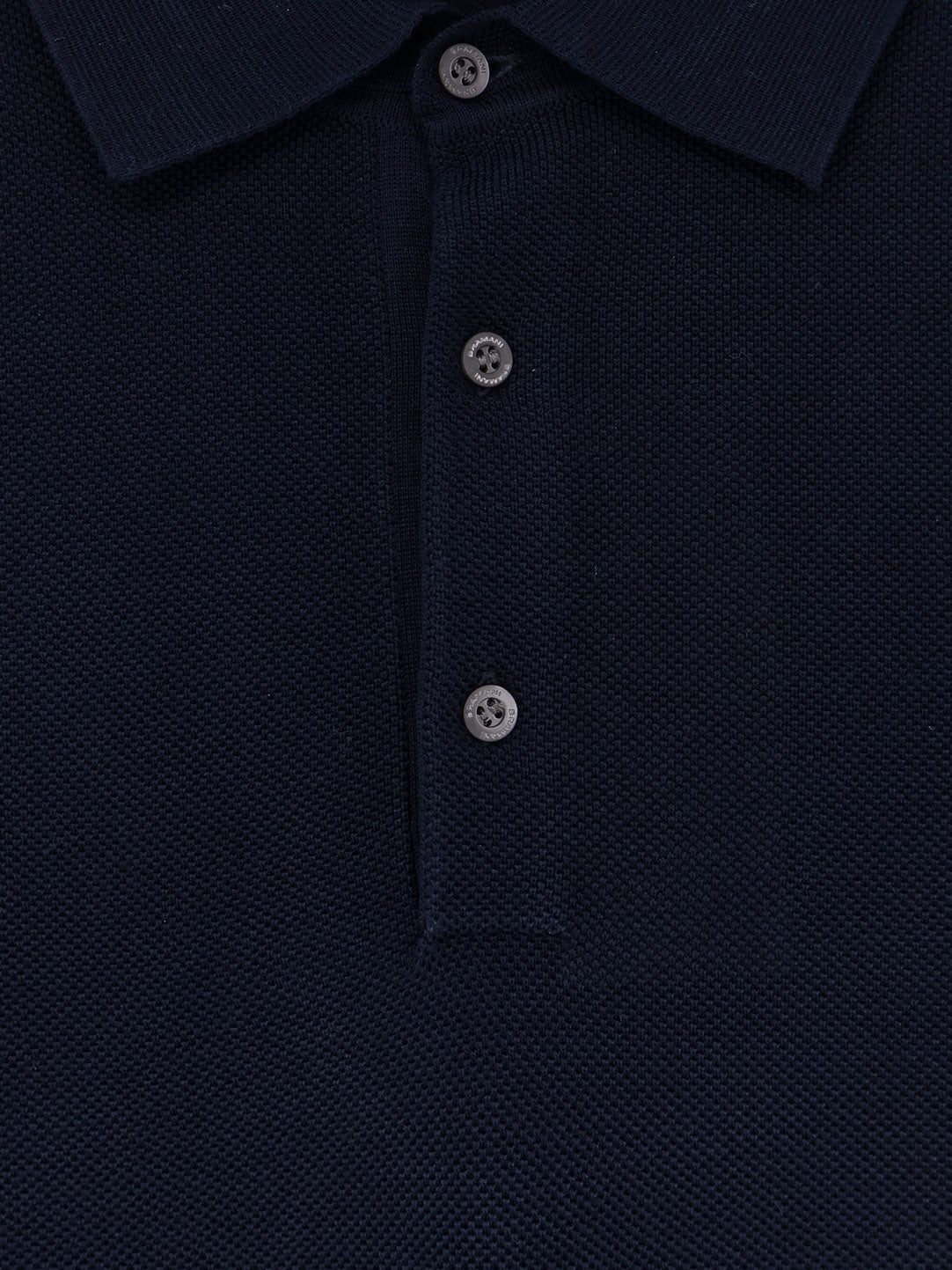 Cotton and silk blend polo