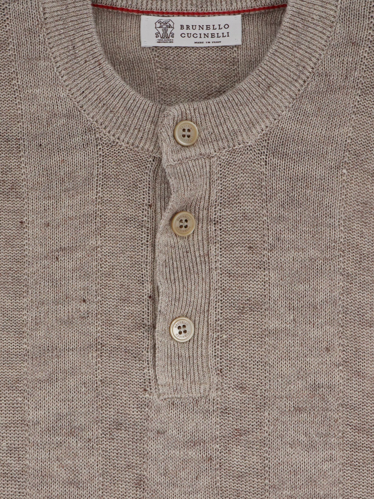 Linen and cotton blend sweater