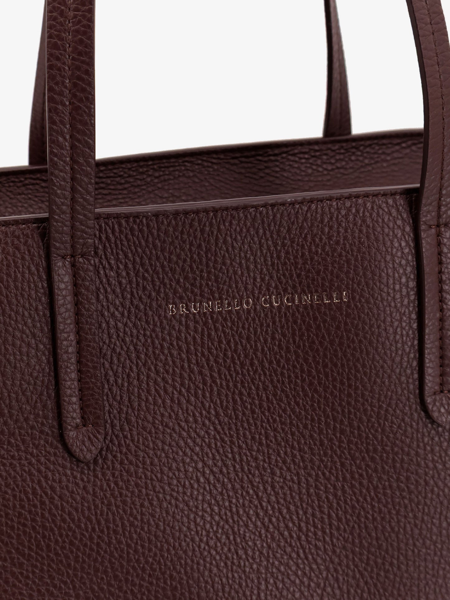 BC Duo hammered leather shoulder bag