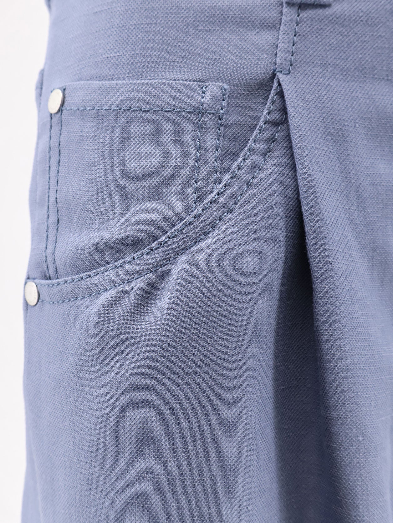 Viscose and linen trousers