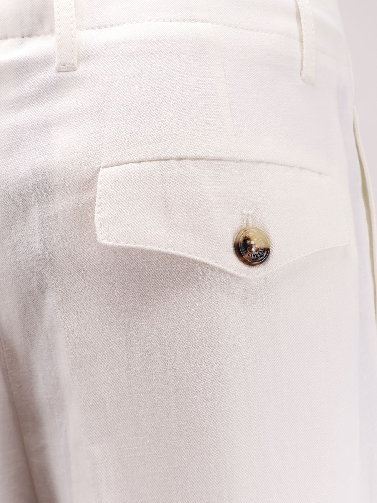 Pantaloni in lino e cotone