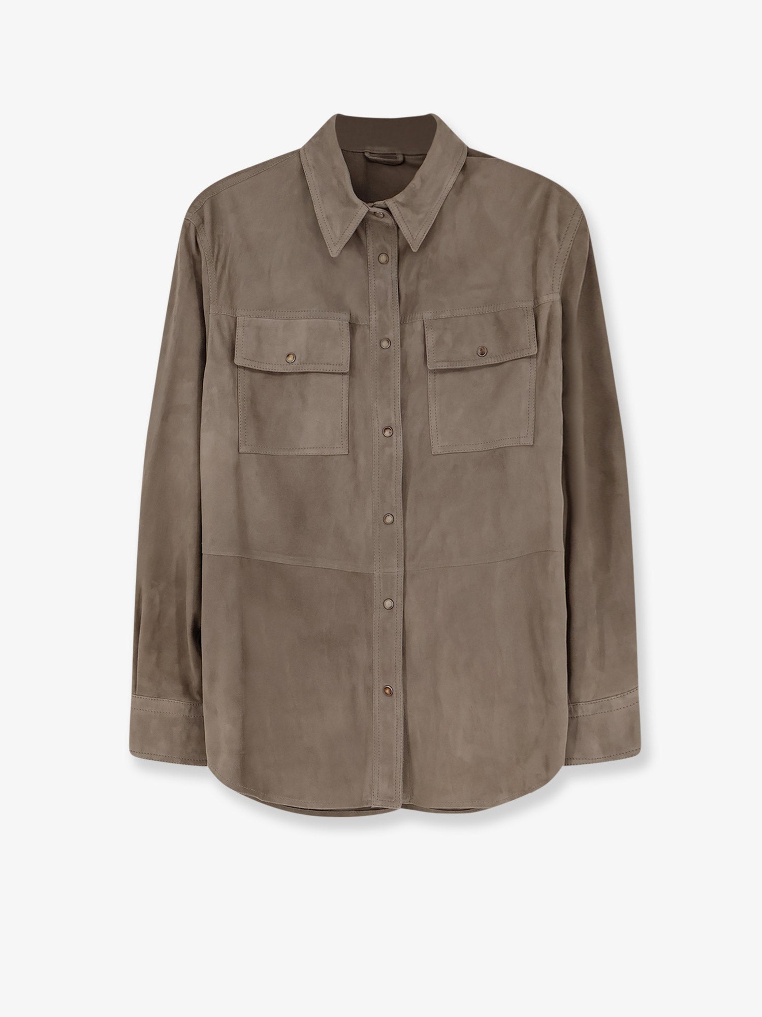 Suede shirt BRUNELLO CUCINELLI - Nugnes1920
