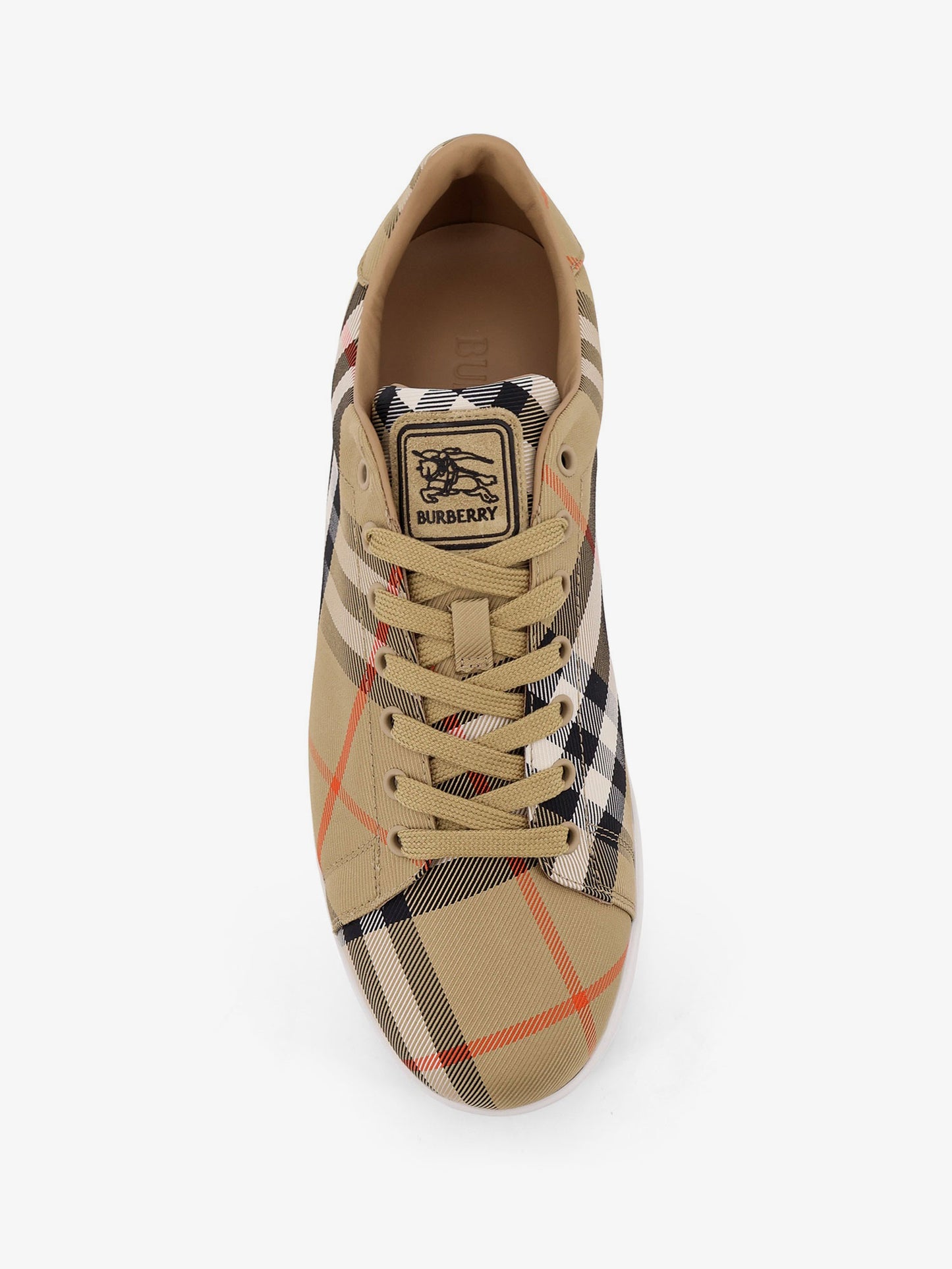 Canvas sneakers with Check motif