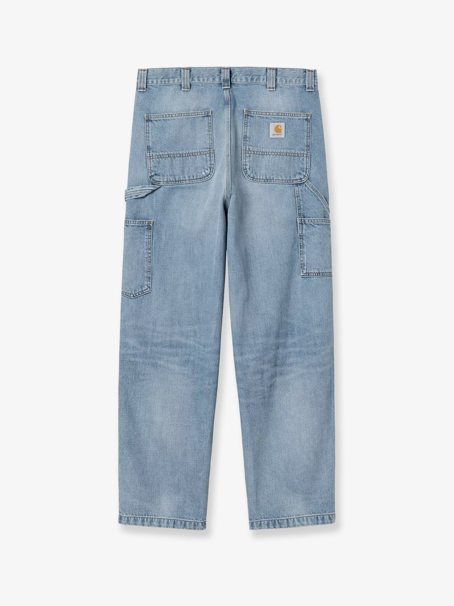 Loose fit blue denim jeans