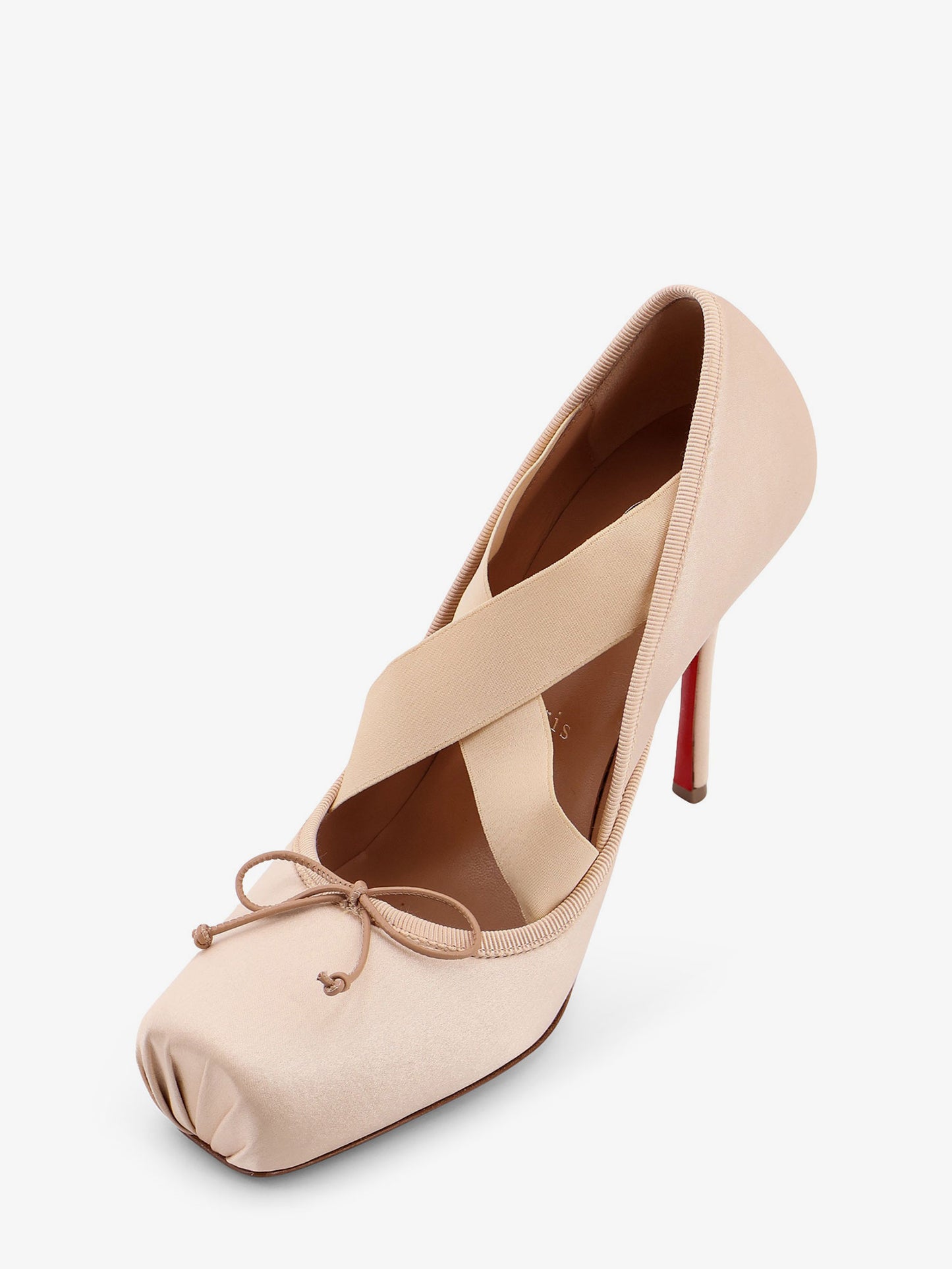 Cassia Nodo satin pumps