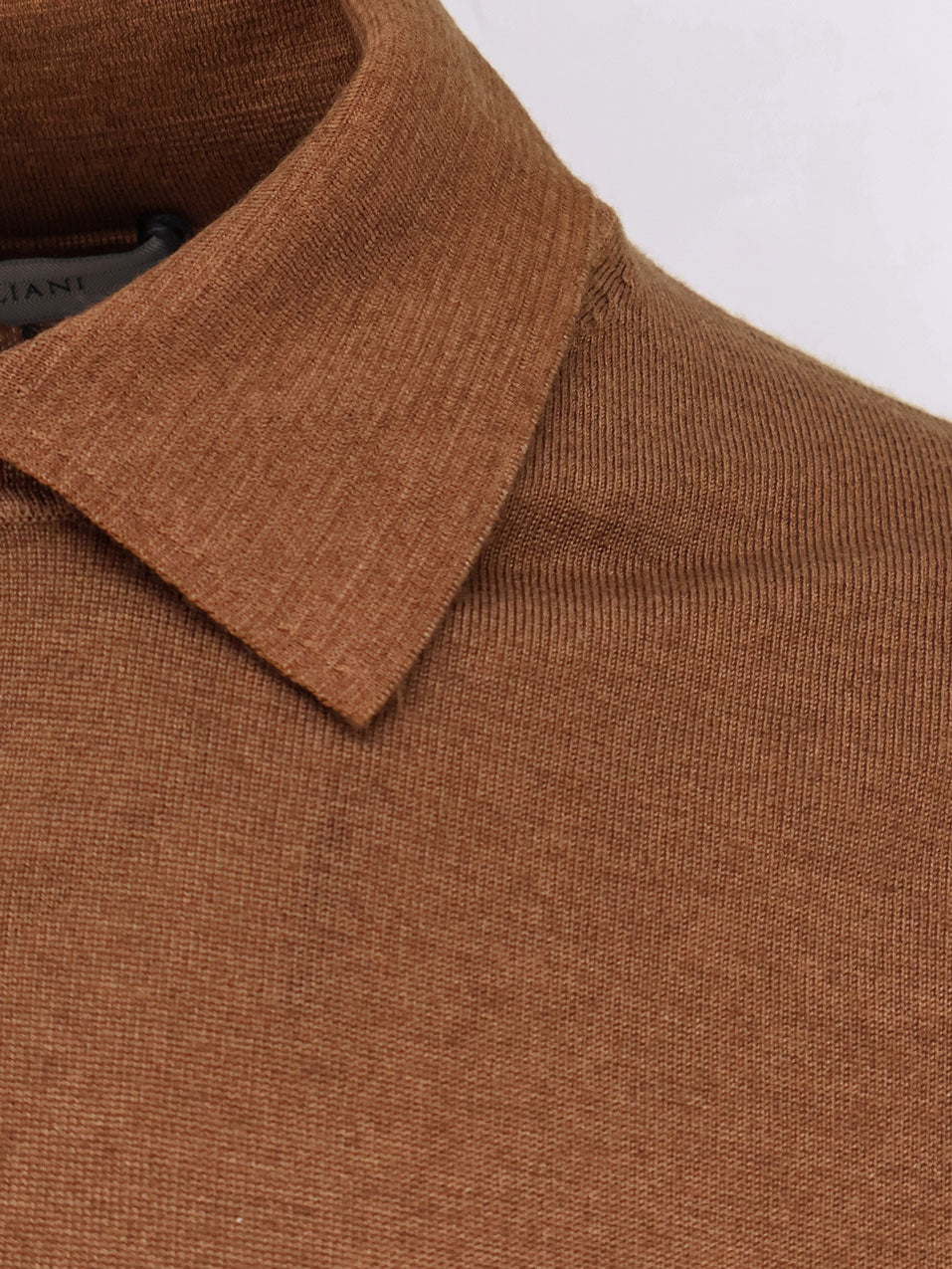 Virgin wool polo shirt