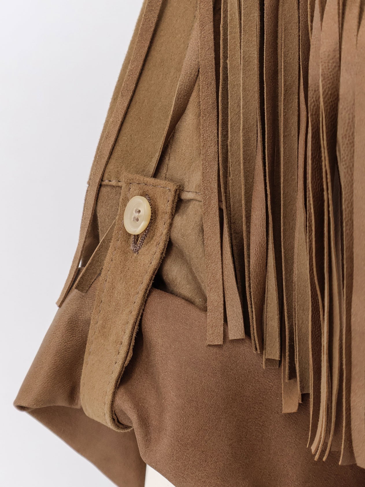 Fringed suede jacket