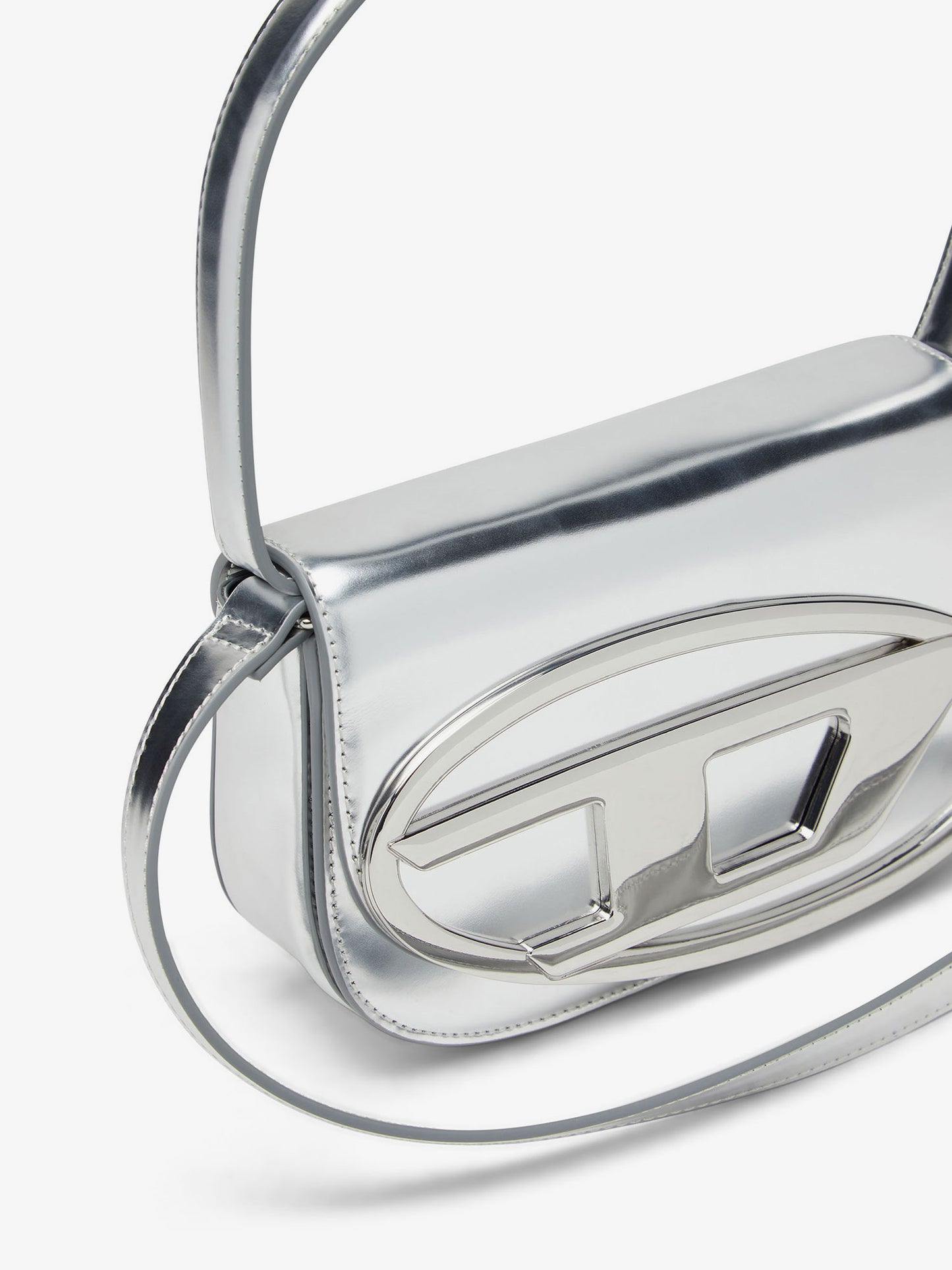 1DR mirror leather shoulder bag