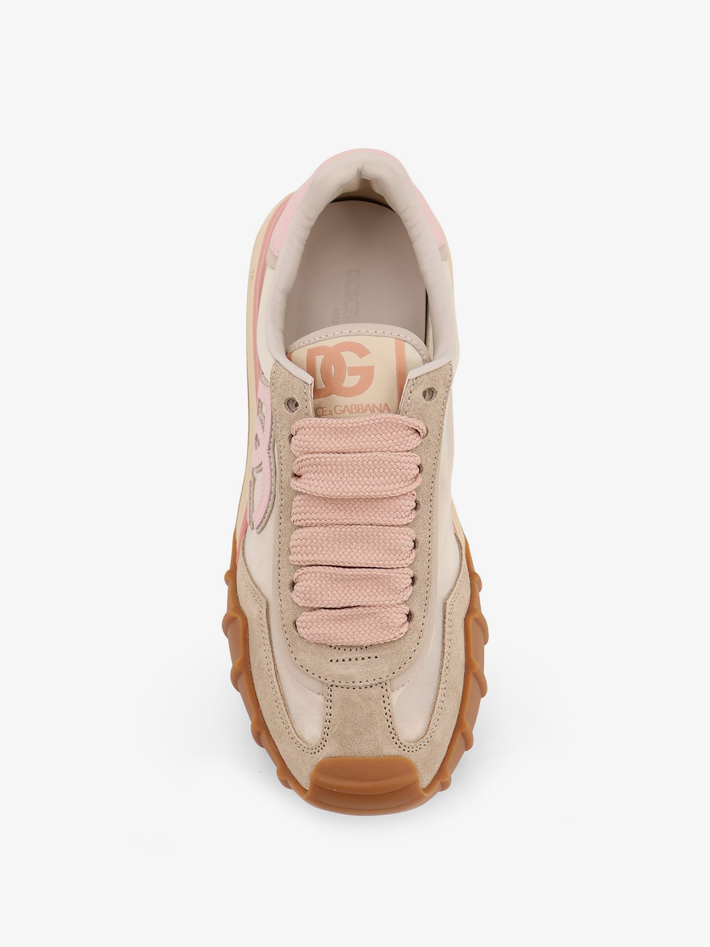 Nylon sneakers with logo patch on the side