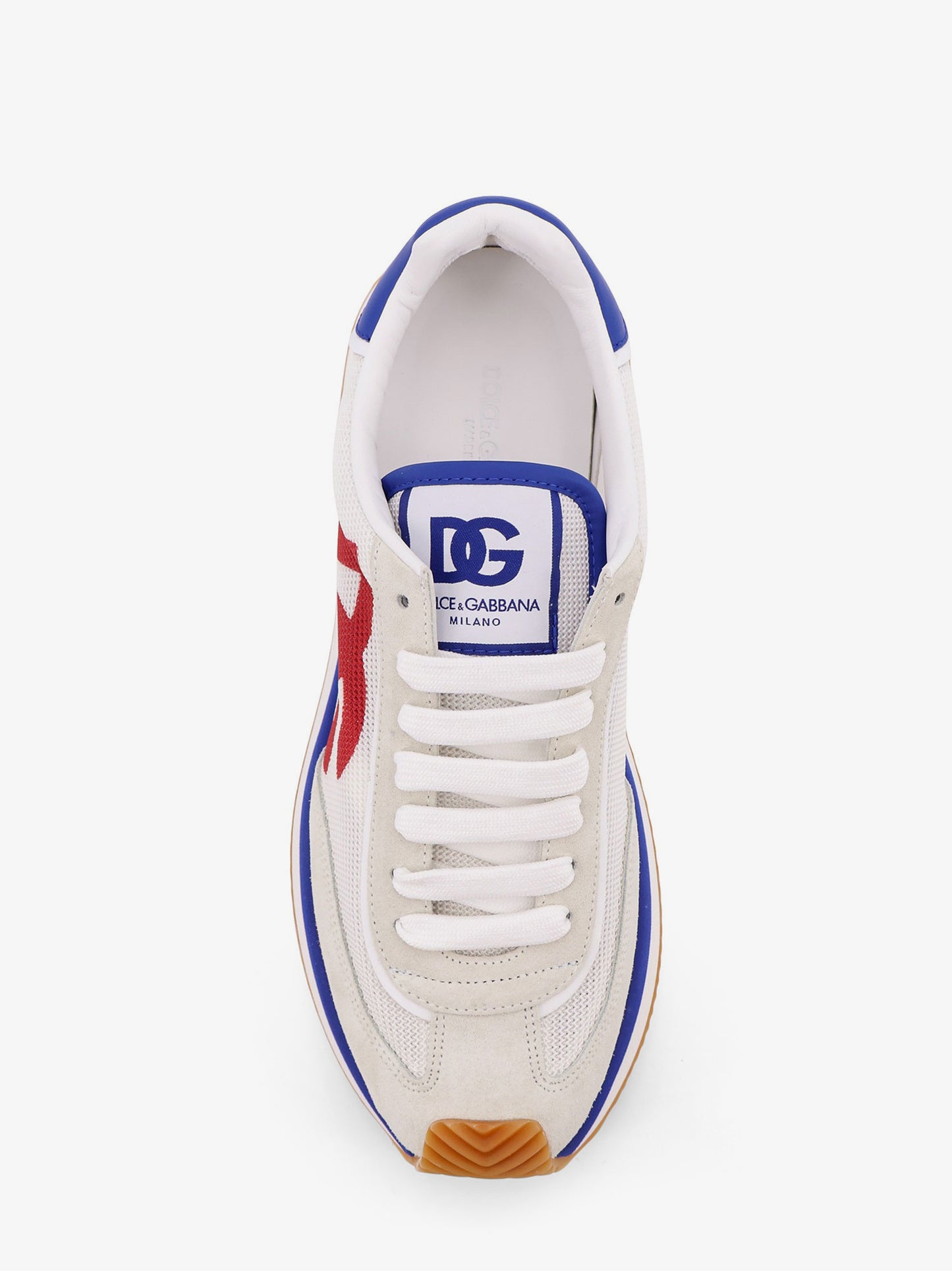 Leather sneakers with DG logo