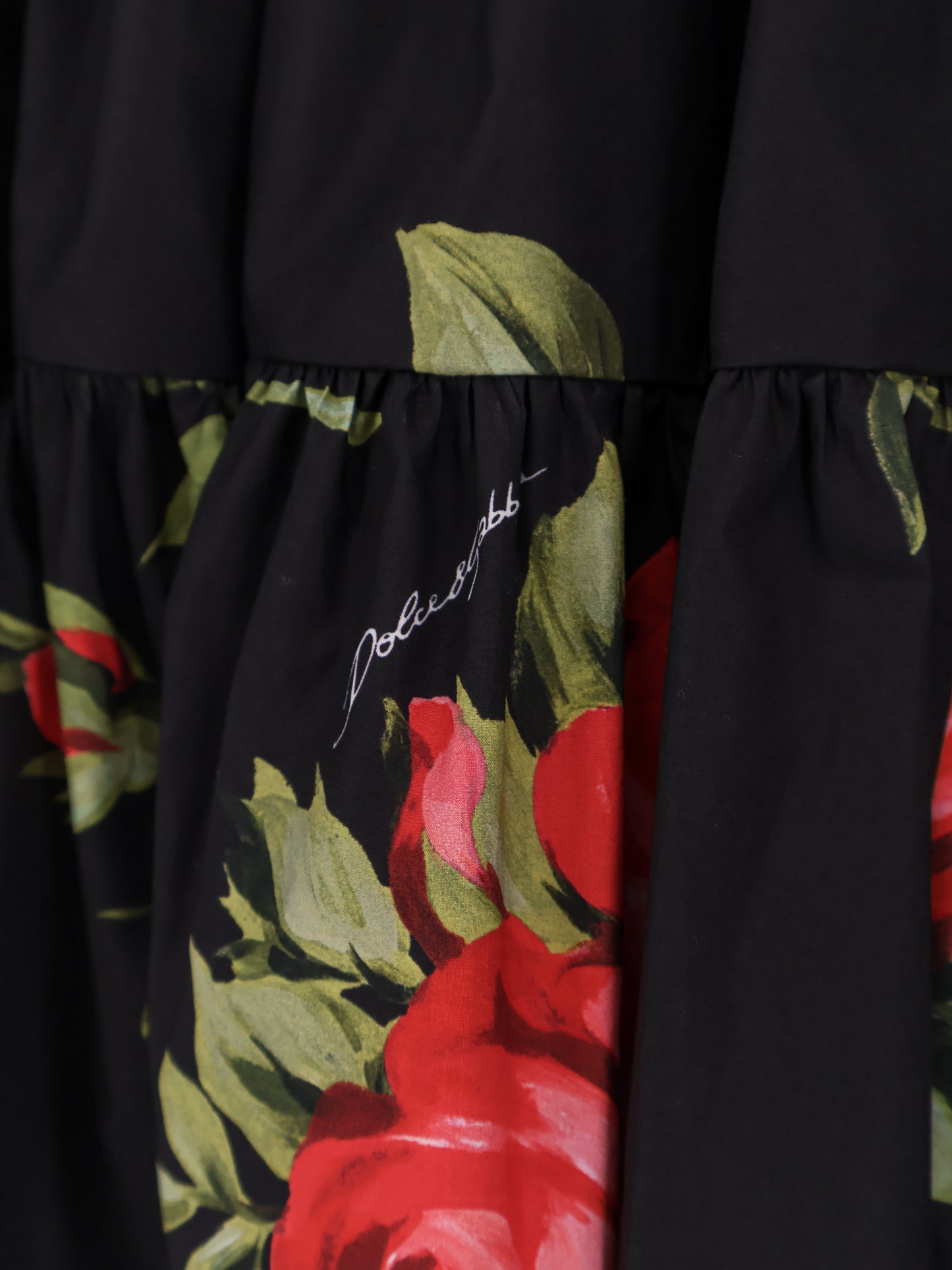 Cotton skirt with iconic print