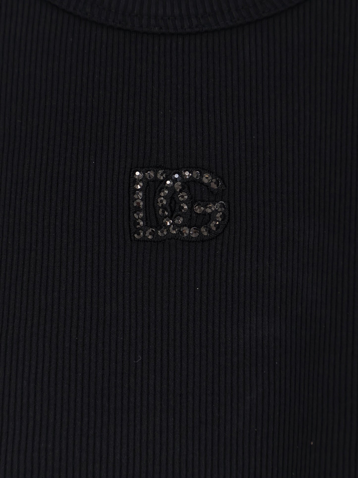 Ribbed cotton tank top