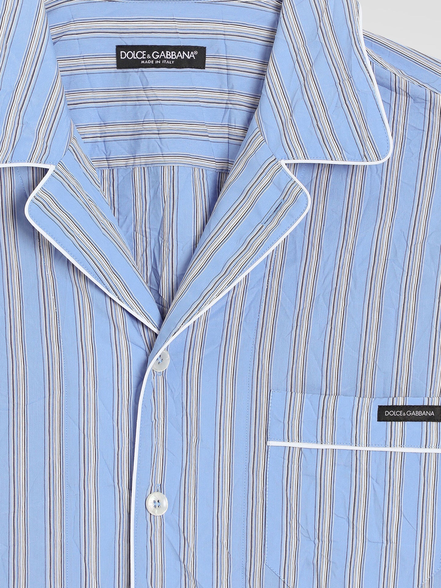 Vanity Pajamas froissé cotton shirt
