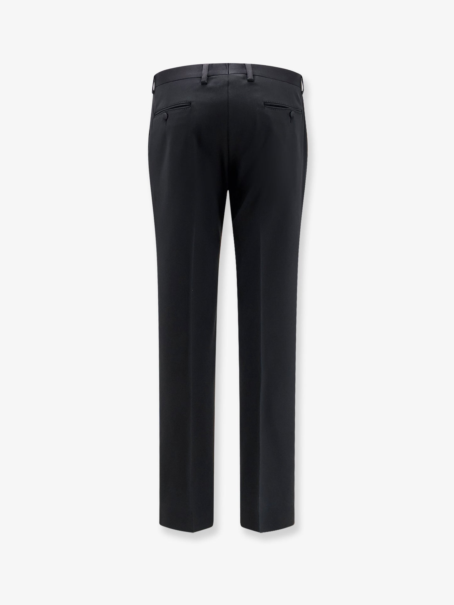 Cotton, viscose and silk blend trousers