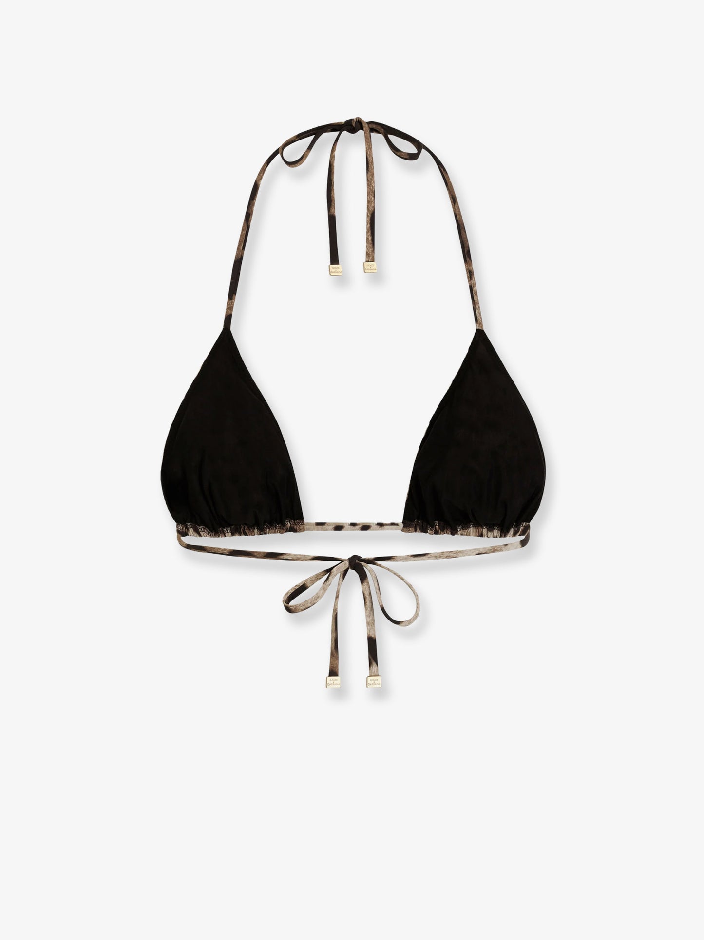 Bikini Top with animal print