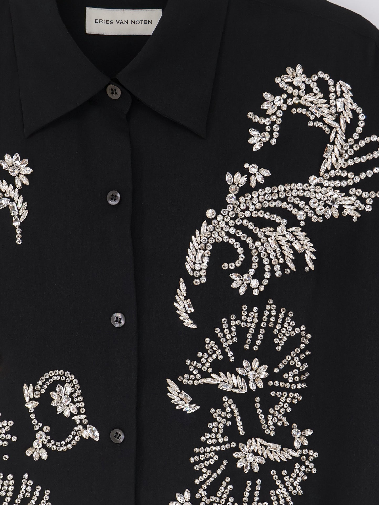 Casia shirt with rhinestones