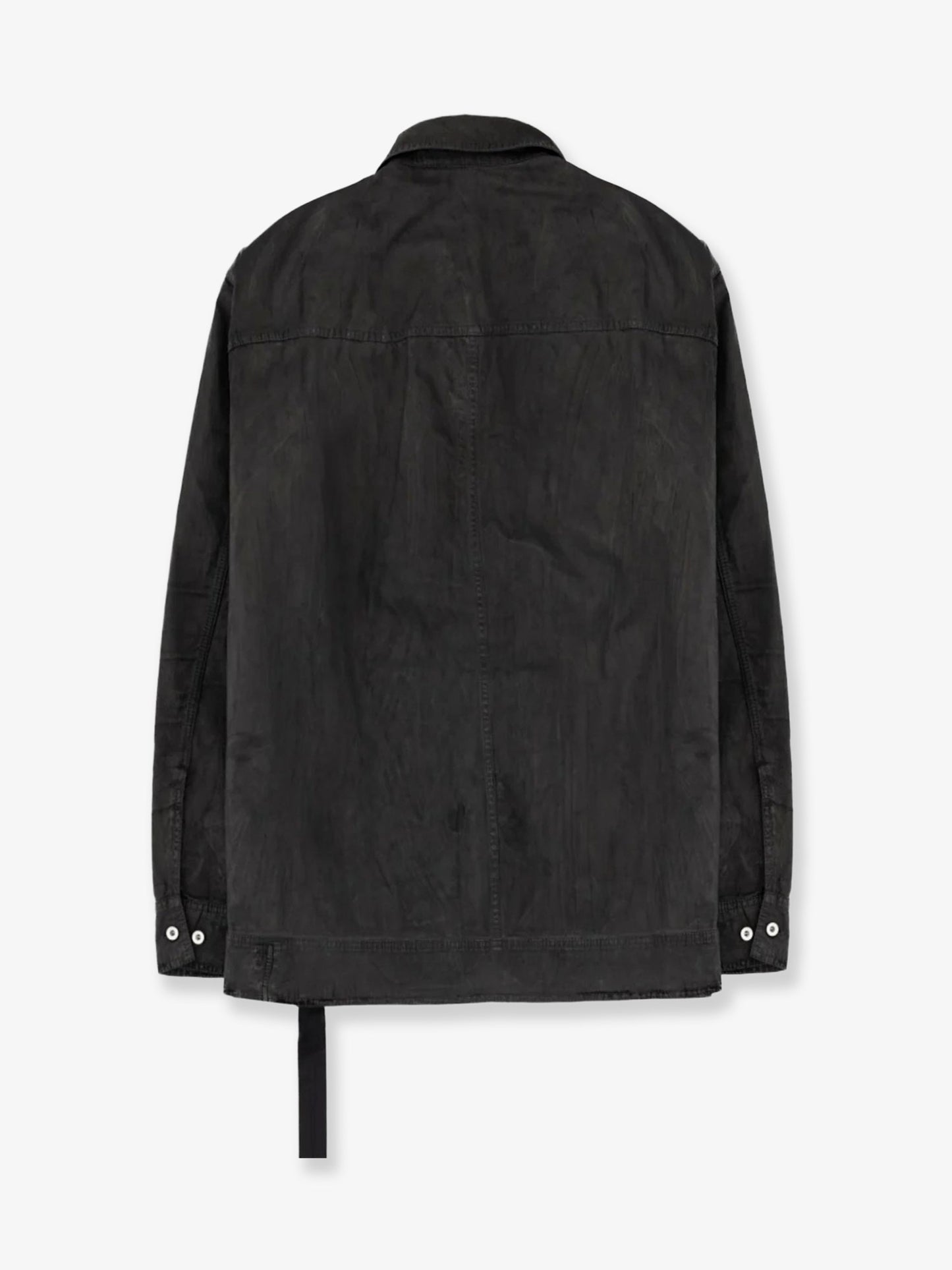 Giacca in black denim cerato