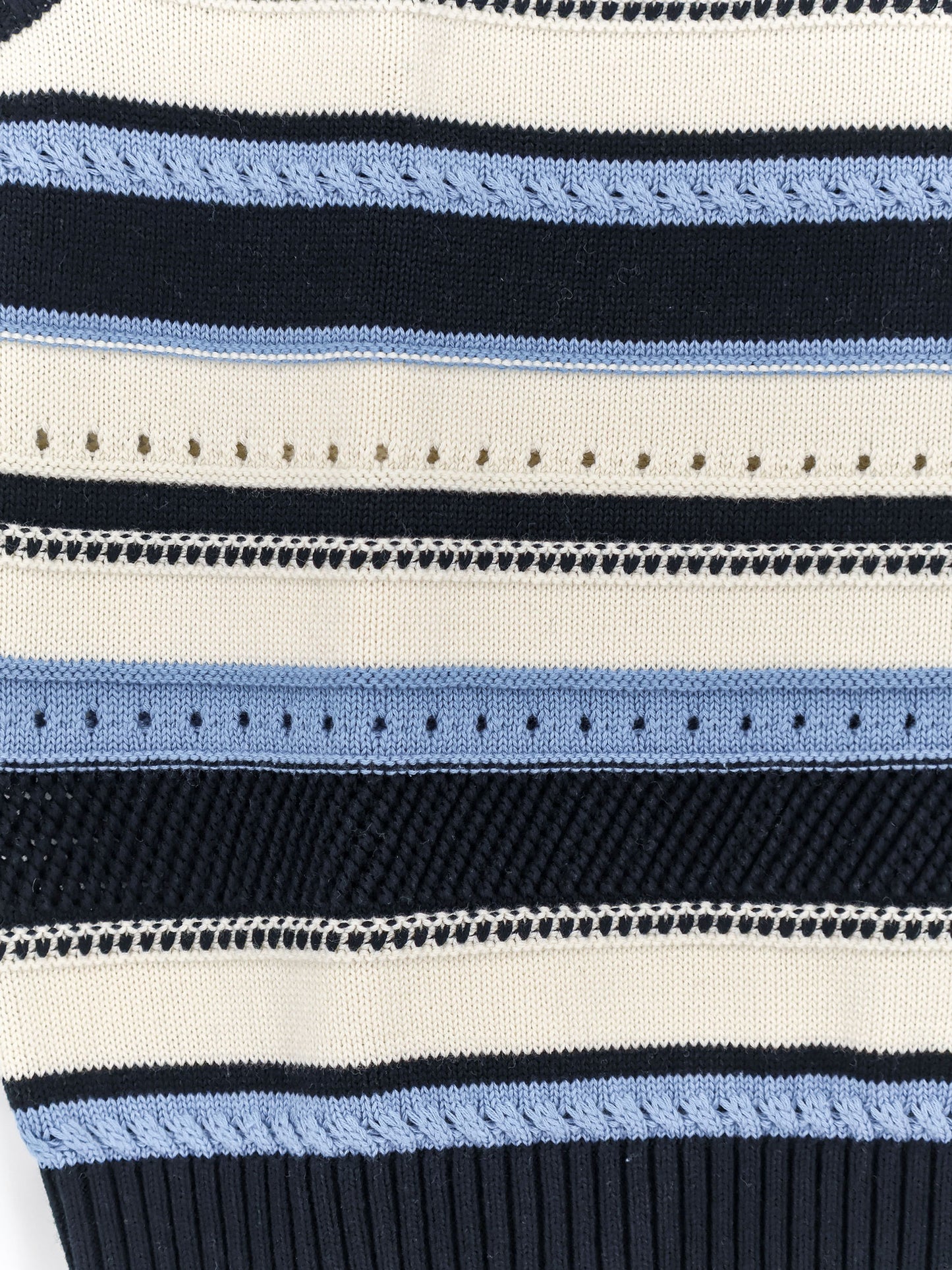 Unisex sleeveless cotton sweater