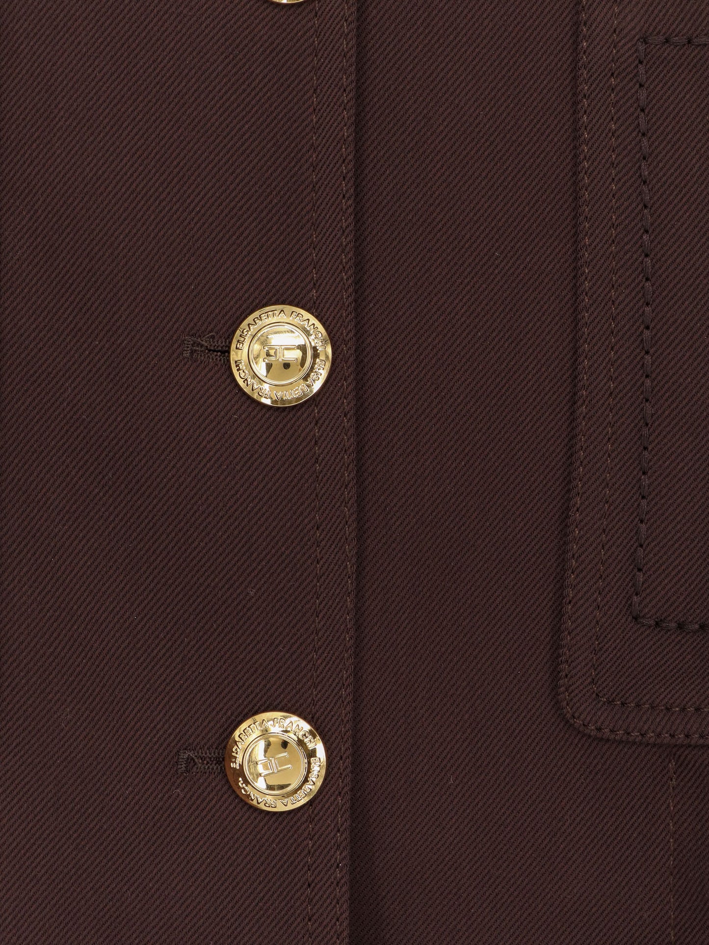 Cropped viscose jacket