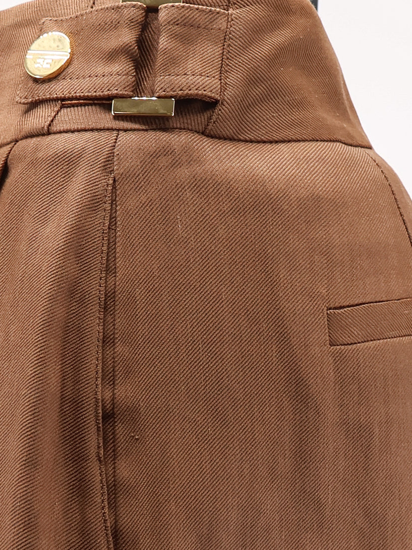 Daily linen and viscose shorts