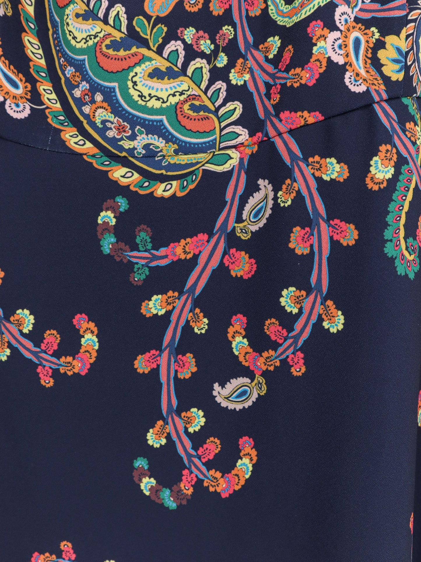 Dress with iconic multicolor print