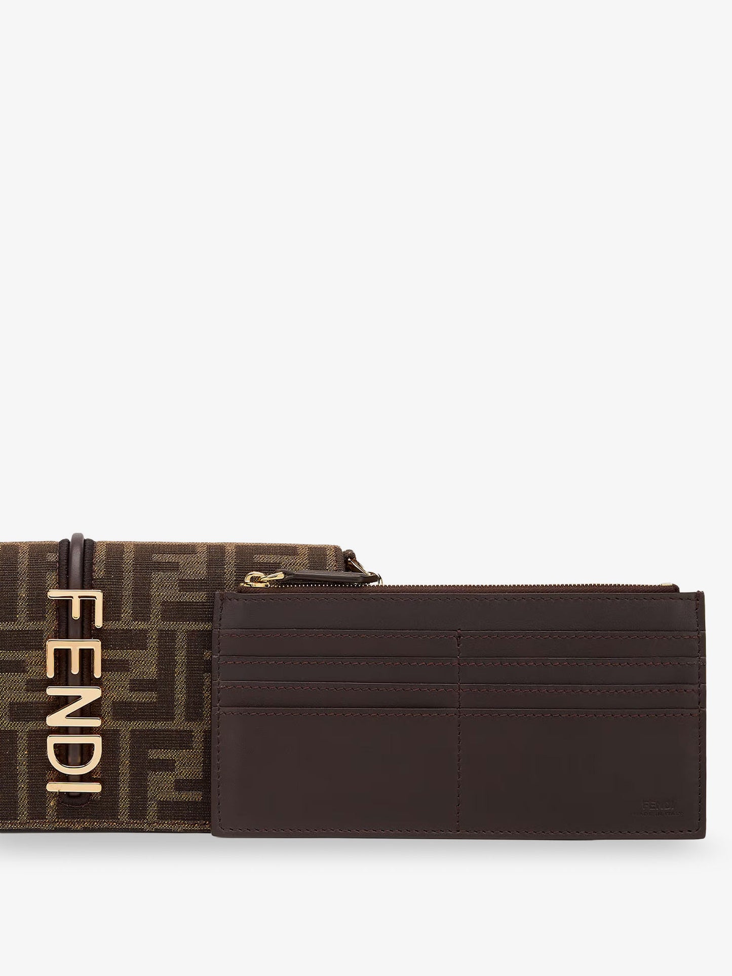 Wallet on Chain FF fabric crossbody bag