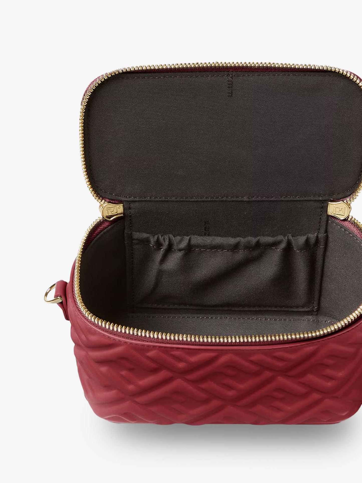 Fendi Vanity leather crossbody bag with FF motif