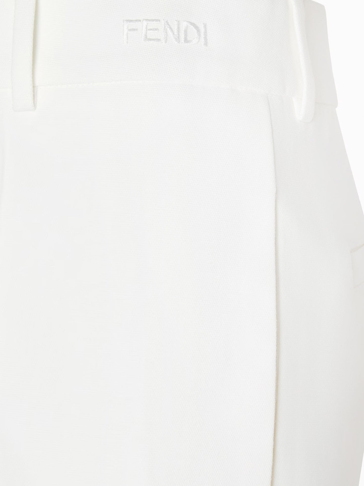 Technical canvas trousers